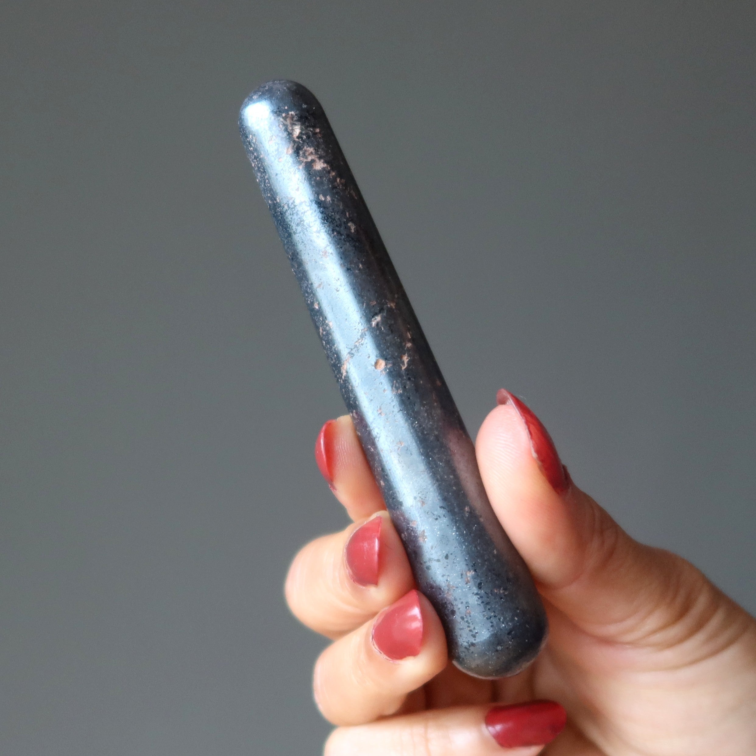 Baguette de massage en hématite | Pouvoir protecteur