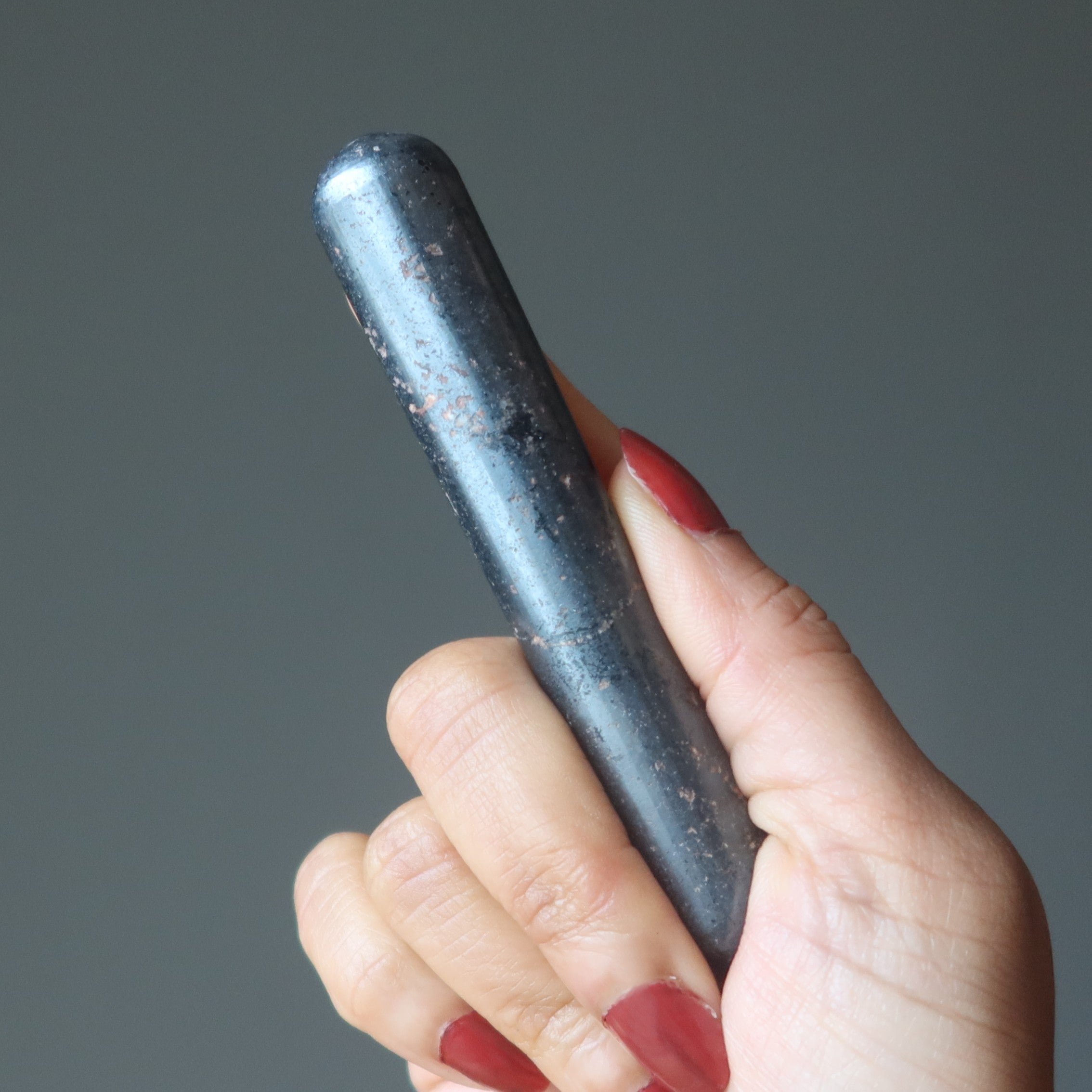 Baguette de massage en hématite | Pouvoir protecteur