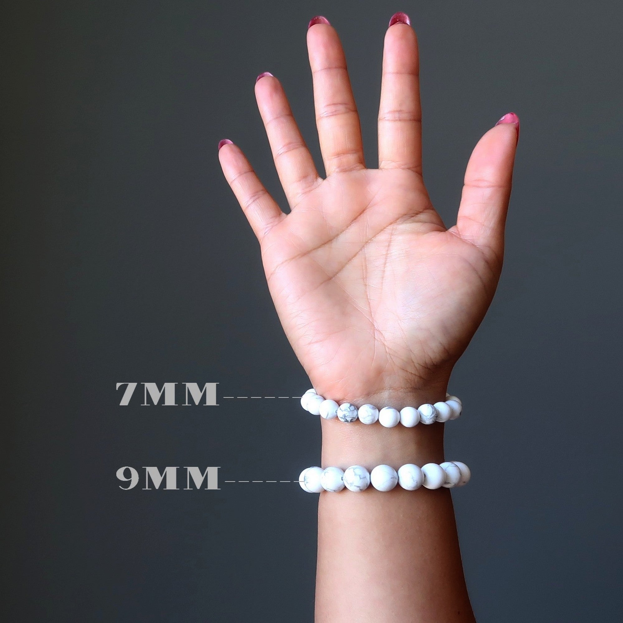 Howlite Bracelet White Crystal Lifestyle Inspiration Stone