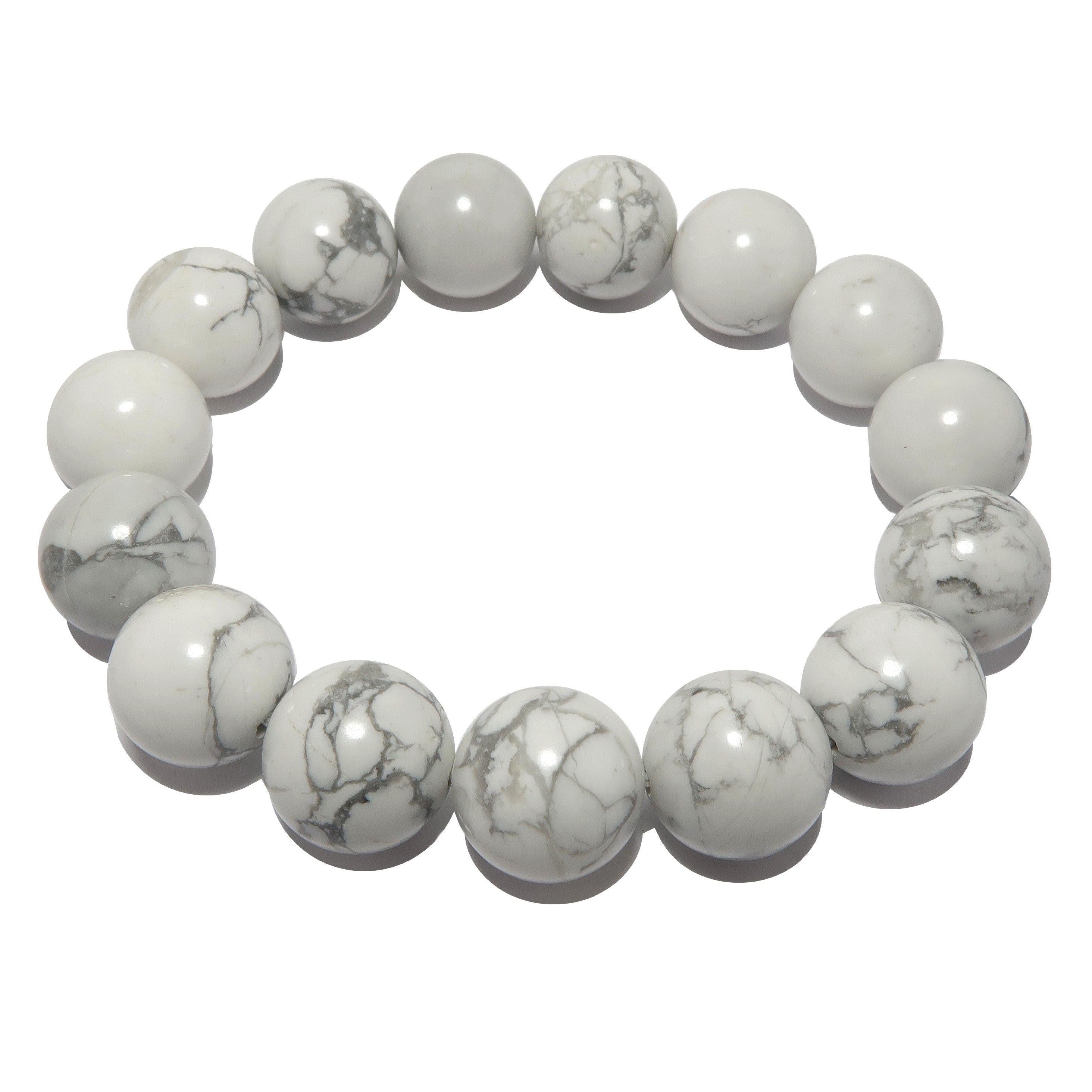Howlith Armband Weiß Kristall Lifestyle Inspiration Stein