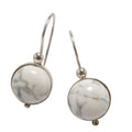 Howlite Earrings Wise Inspiration Sterling Silver