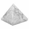 Pyramide Howlite Blanc Glace est une Belle Pierre
