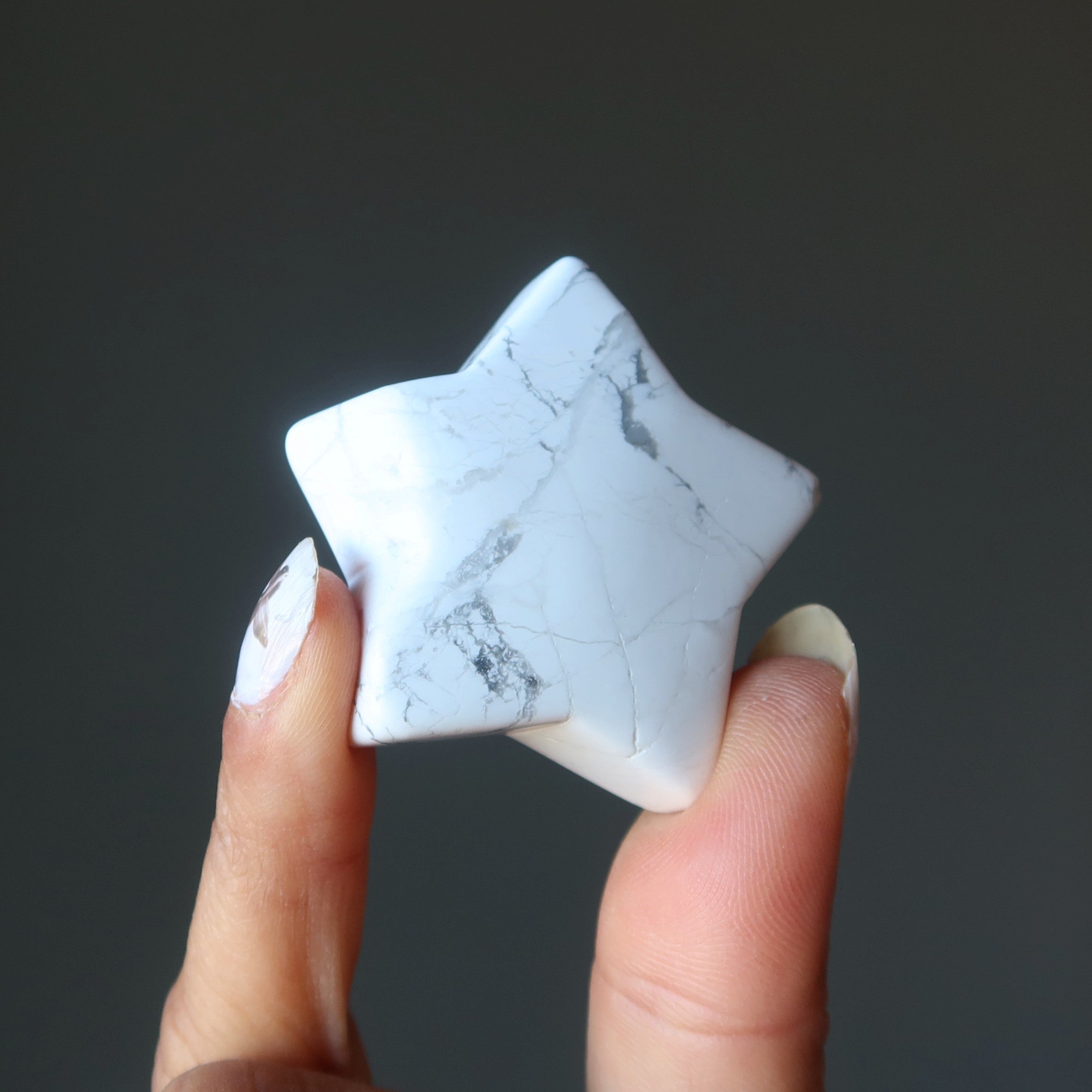 Howlite Star Infinite Possibilities White Crystal