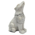 Howlite Wolf Howling Full Moon White Animal