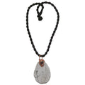 Collier Howlite Pierre Apaisante Obsidienne Flocon de Neige