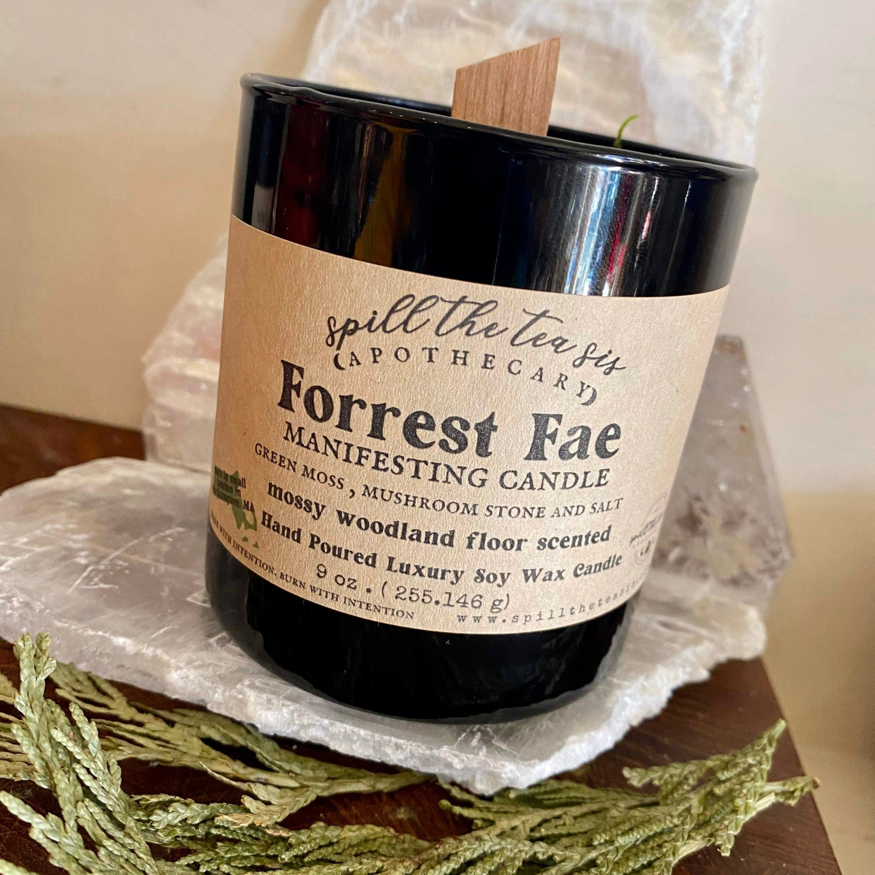 Bougie Fée de la Forêt | Magie féerique et intention boisée, en cire de soja