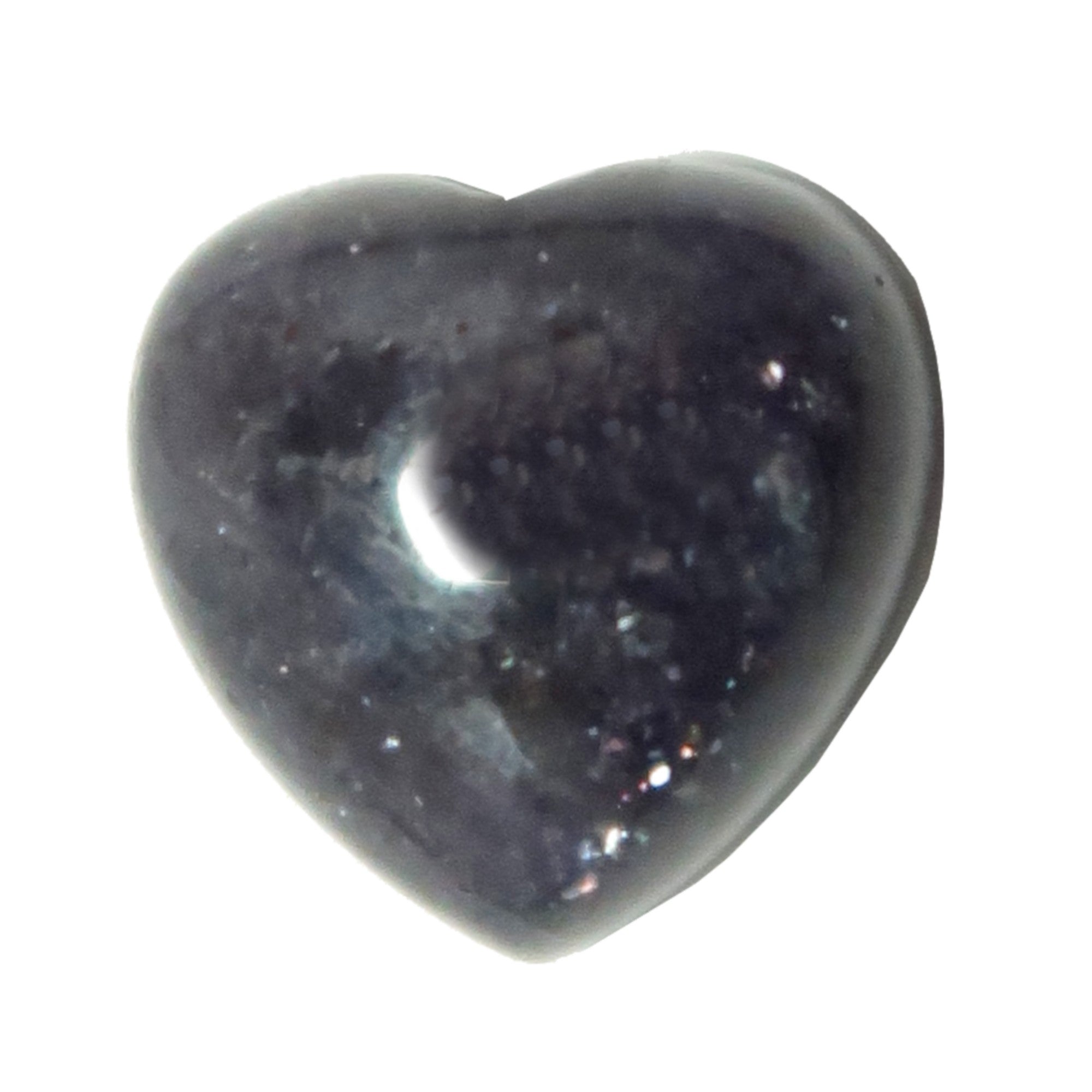 Iolite Heart Grid Crystal Sparkling Dream Mandala