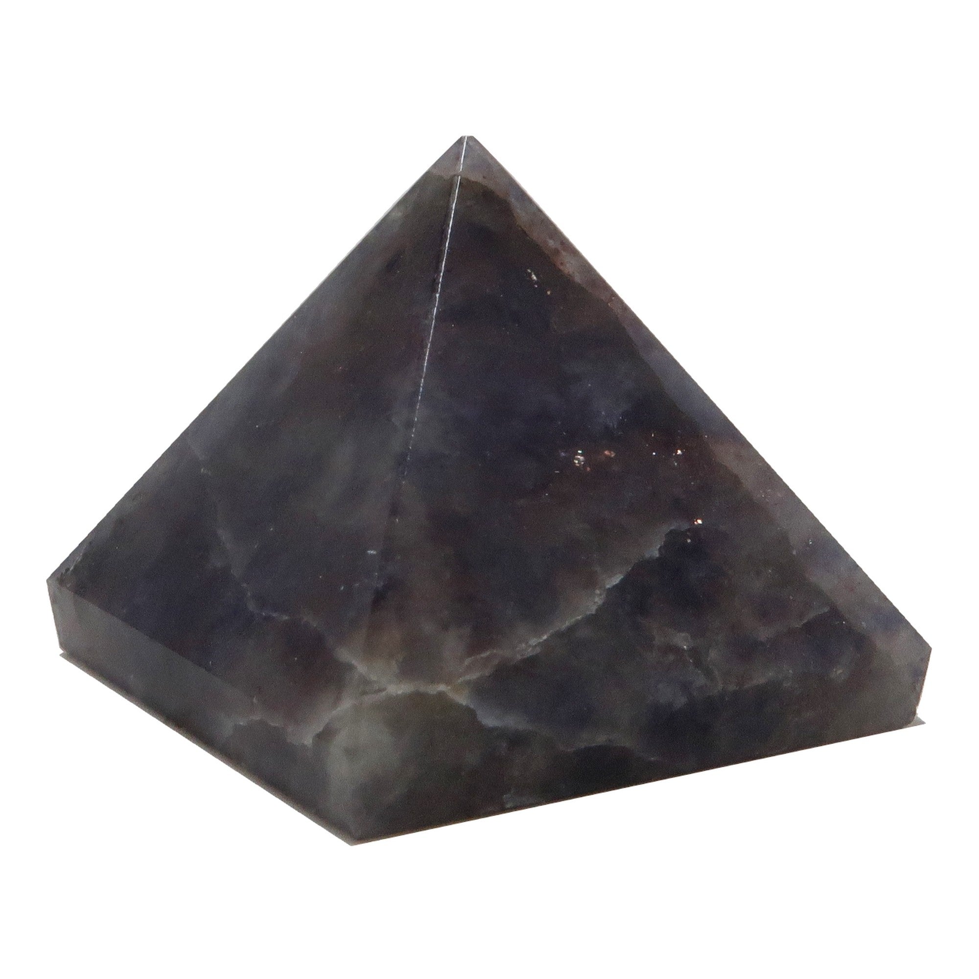 Iolite Pyramid Wealth Victory Blue Abundance Stone