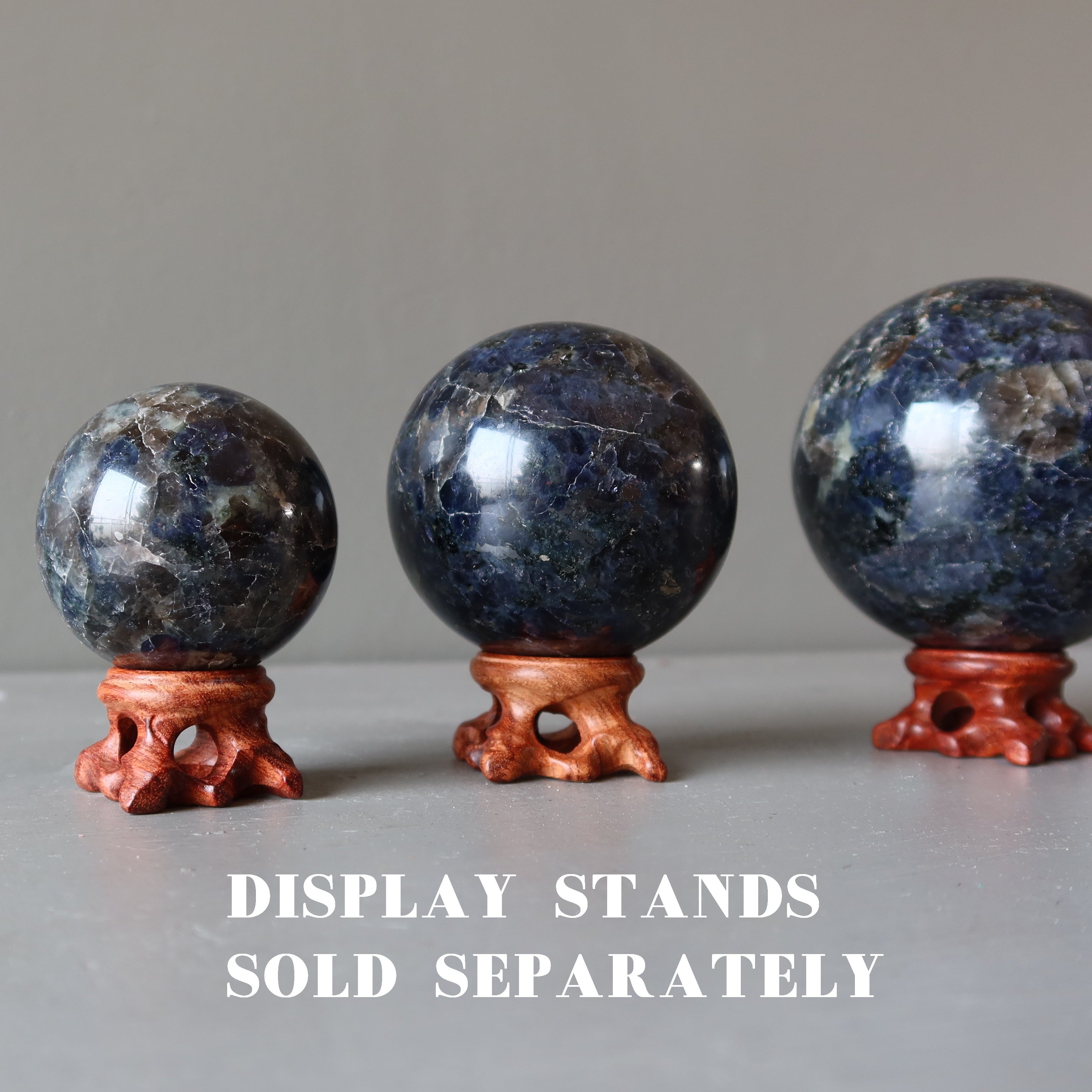 Iolite Sphere Money Freedom Crystal Ball