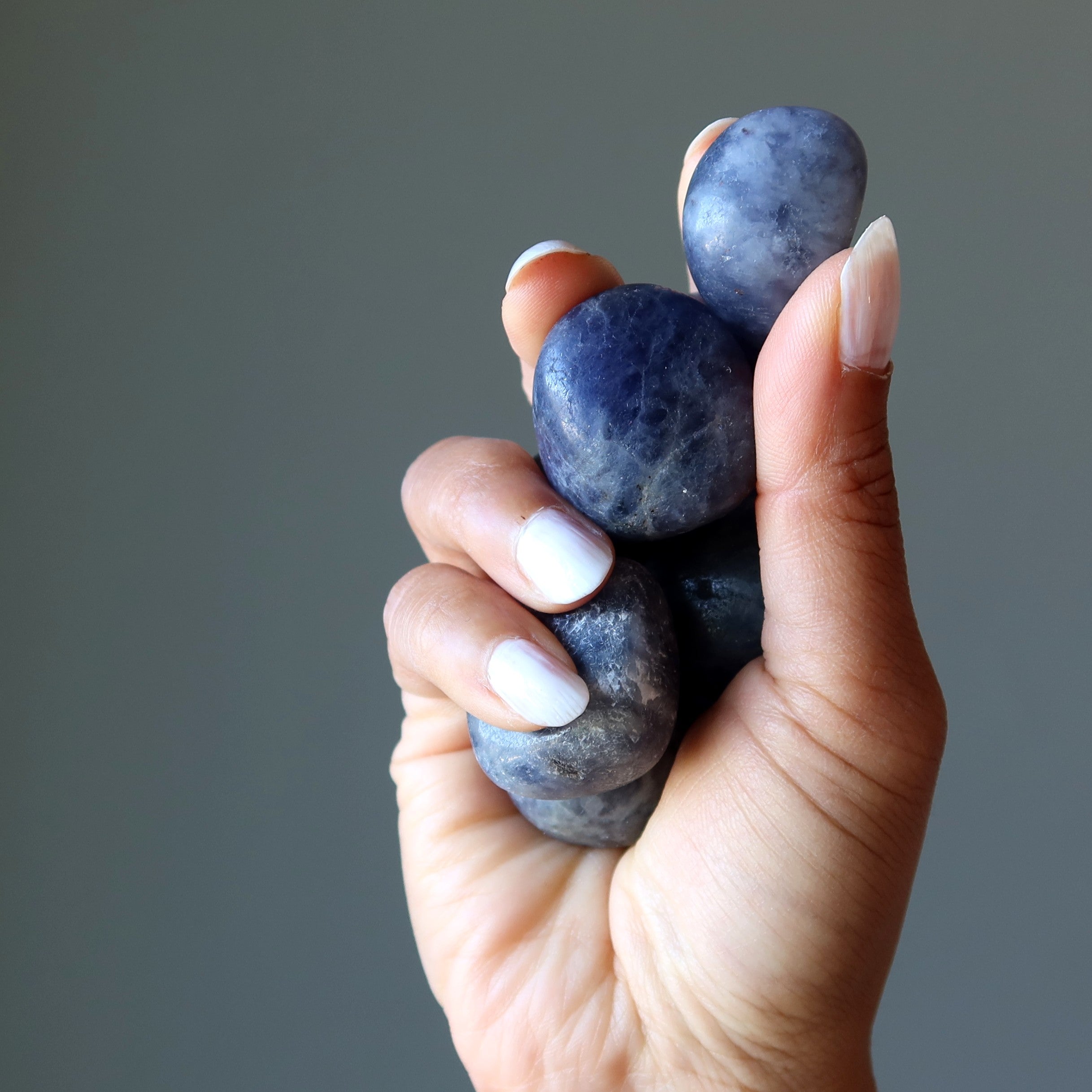 Iolith Trommelstein Blaues Drittes Auge Edelstein