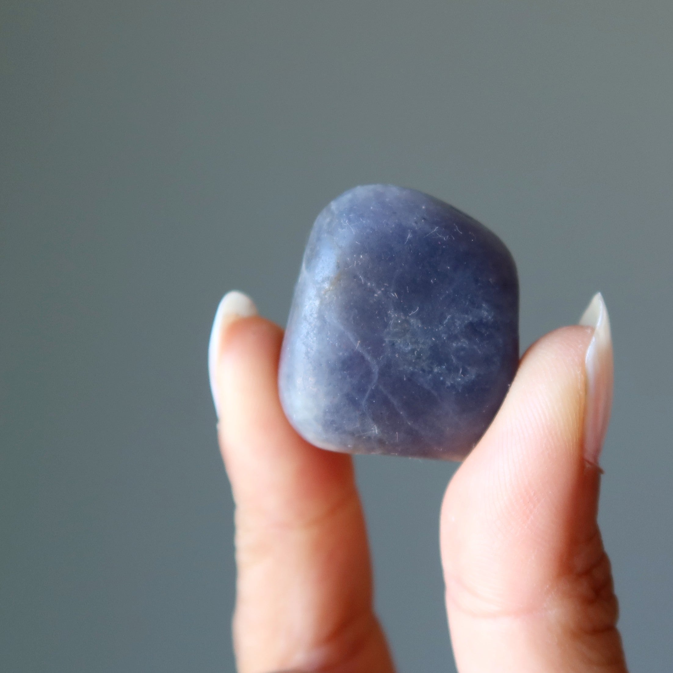 Iolith Trommelstein Blaues Drittes Auge Edelstein