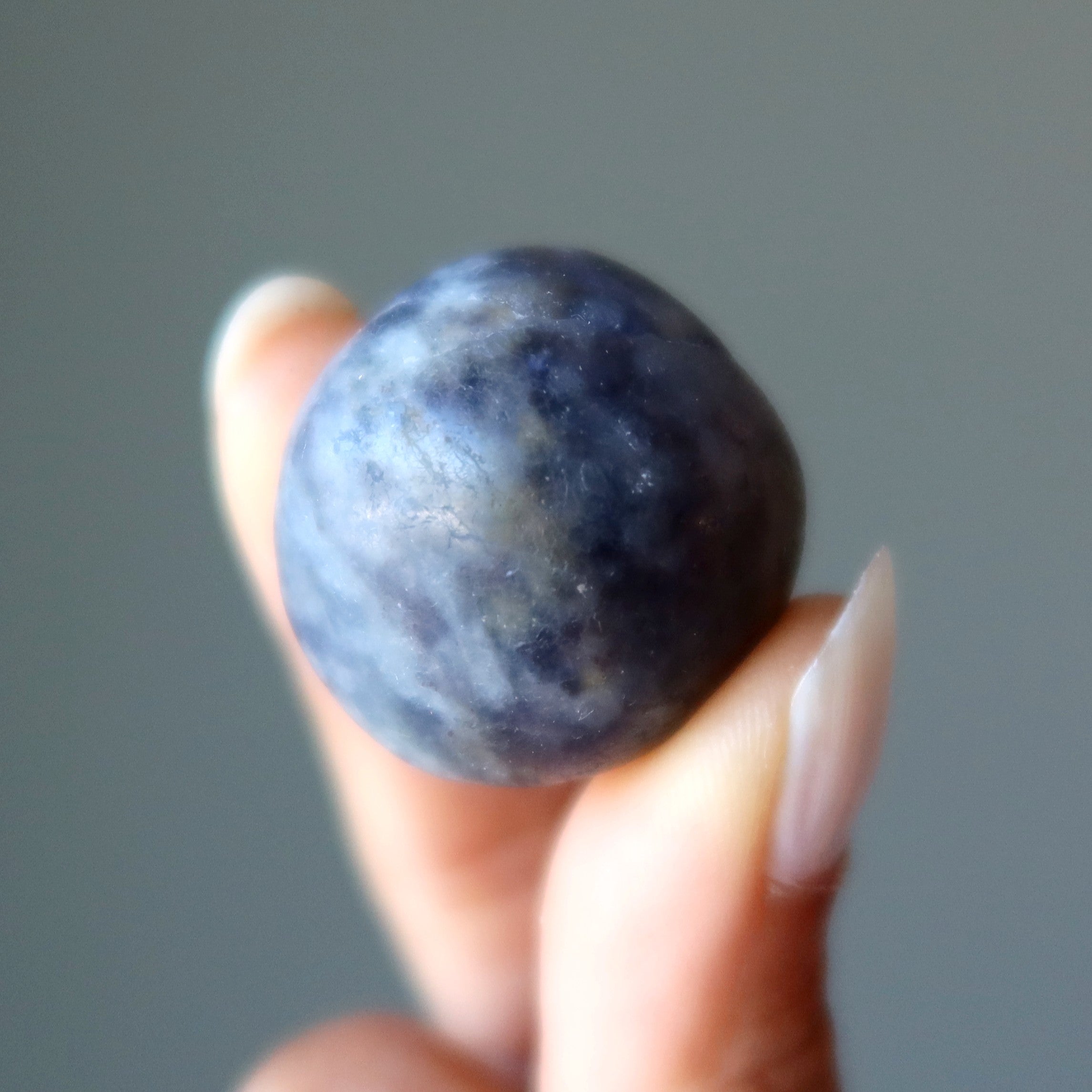 Iolith Trommelstein Blaues Drittes Auge Edelstein
