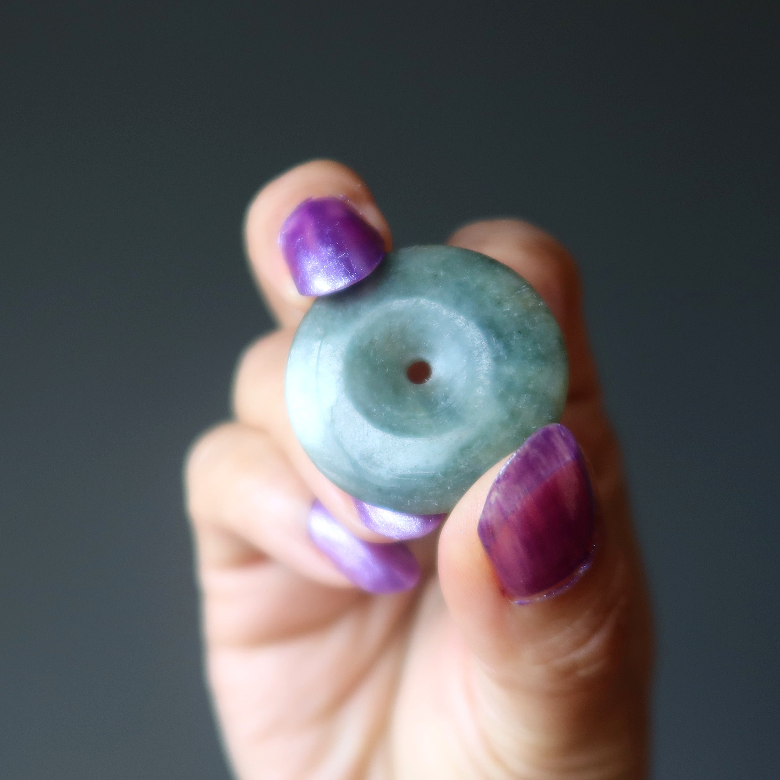 Jade-Edelstein-Donut Kaisers Glückskreis
