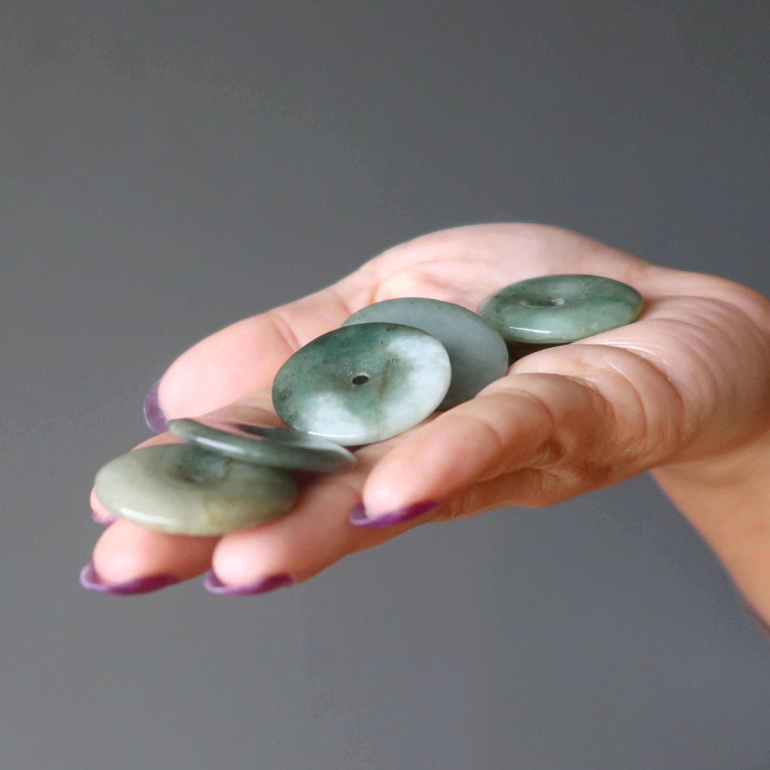 Jade-Edelstein-Donut Kaisers Glückskreis