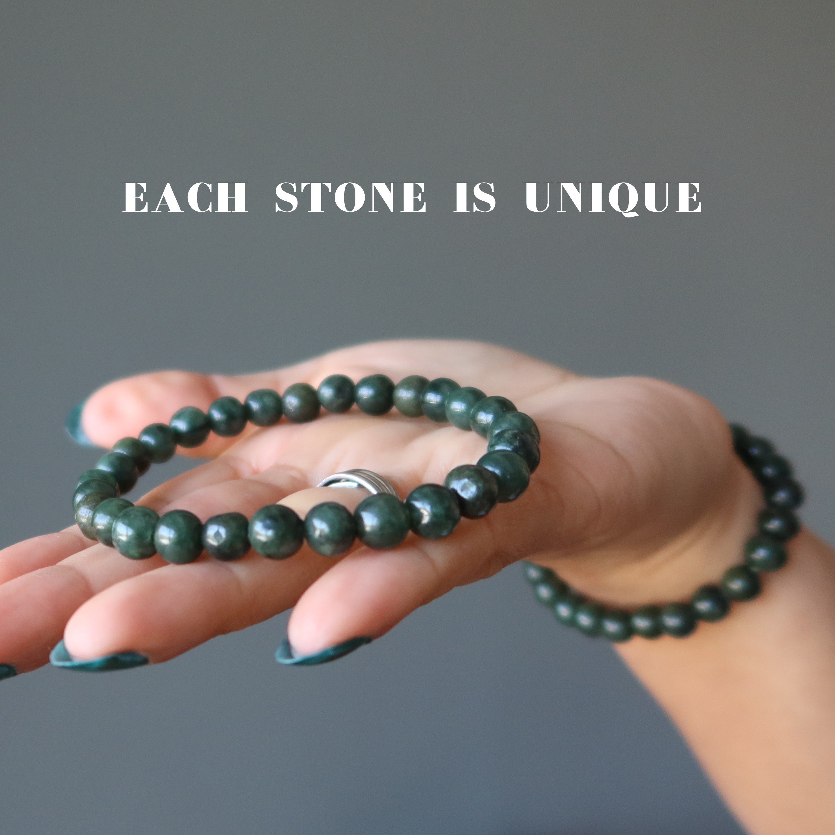 Jade Bracelet Dark Green Jadeite Lucky Gem
