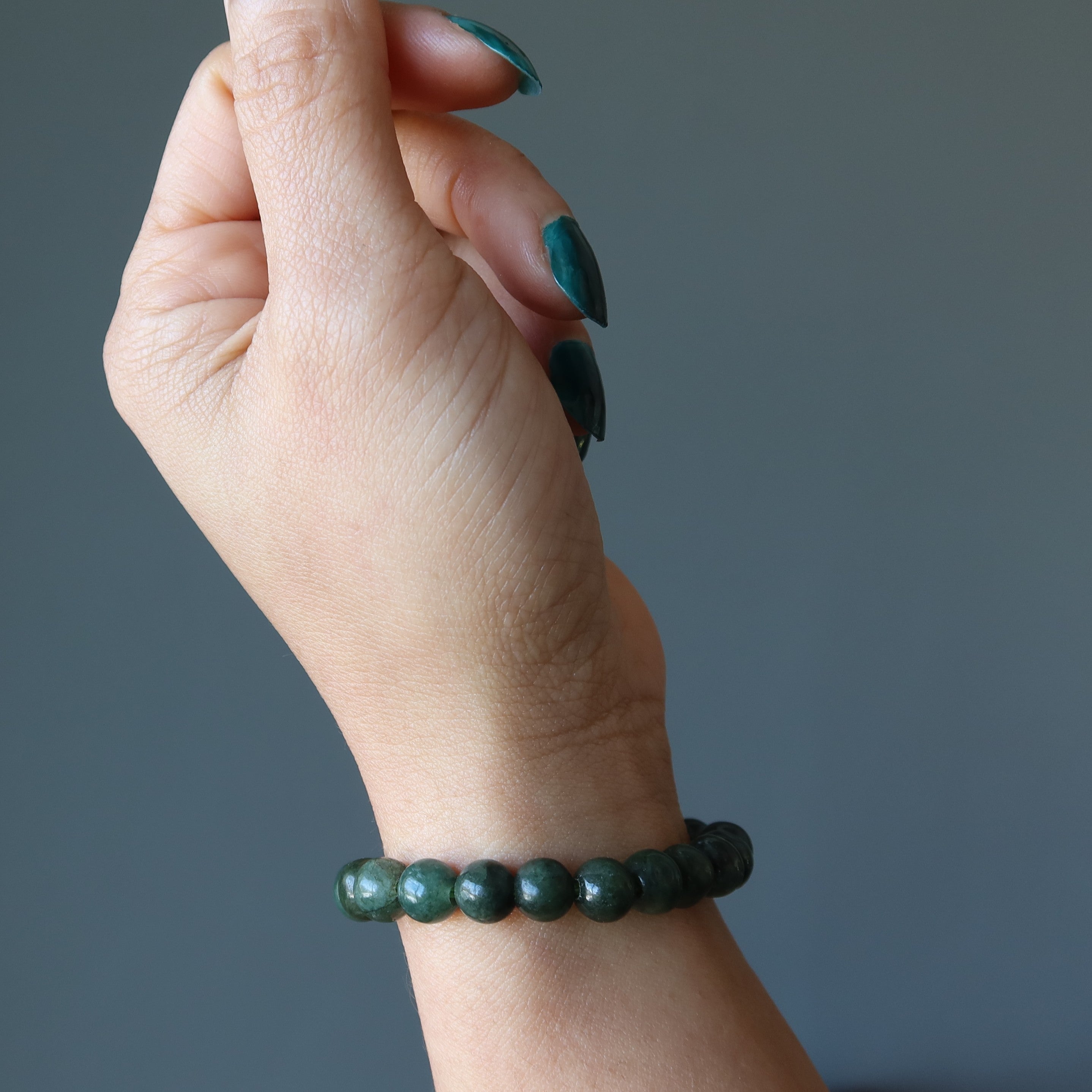 Jade Bracelet Dark Green Jadeite Lucky Gem