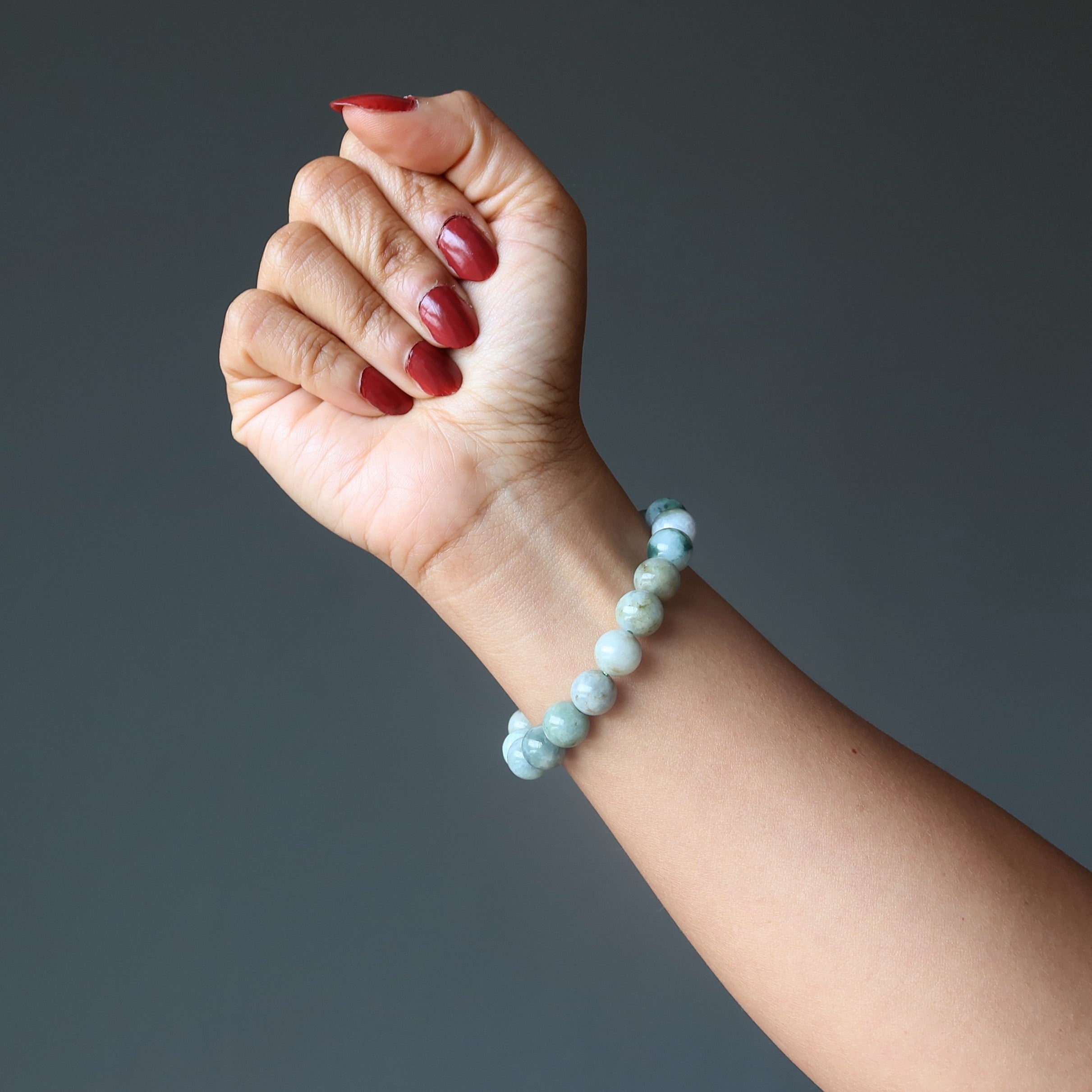 Bracelet de jade vert pierres précieuses prospérité