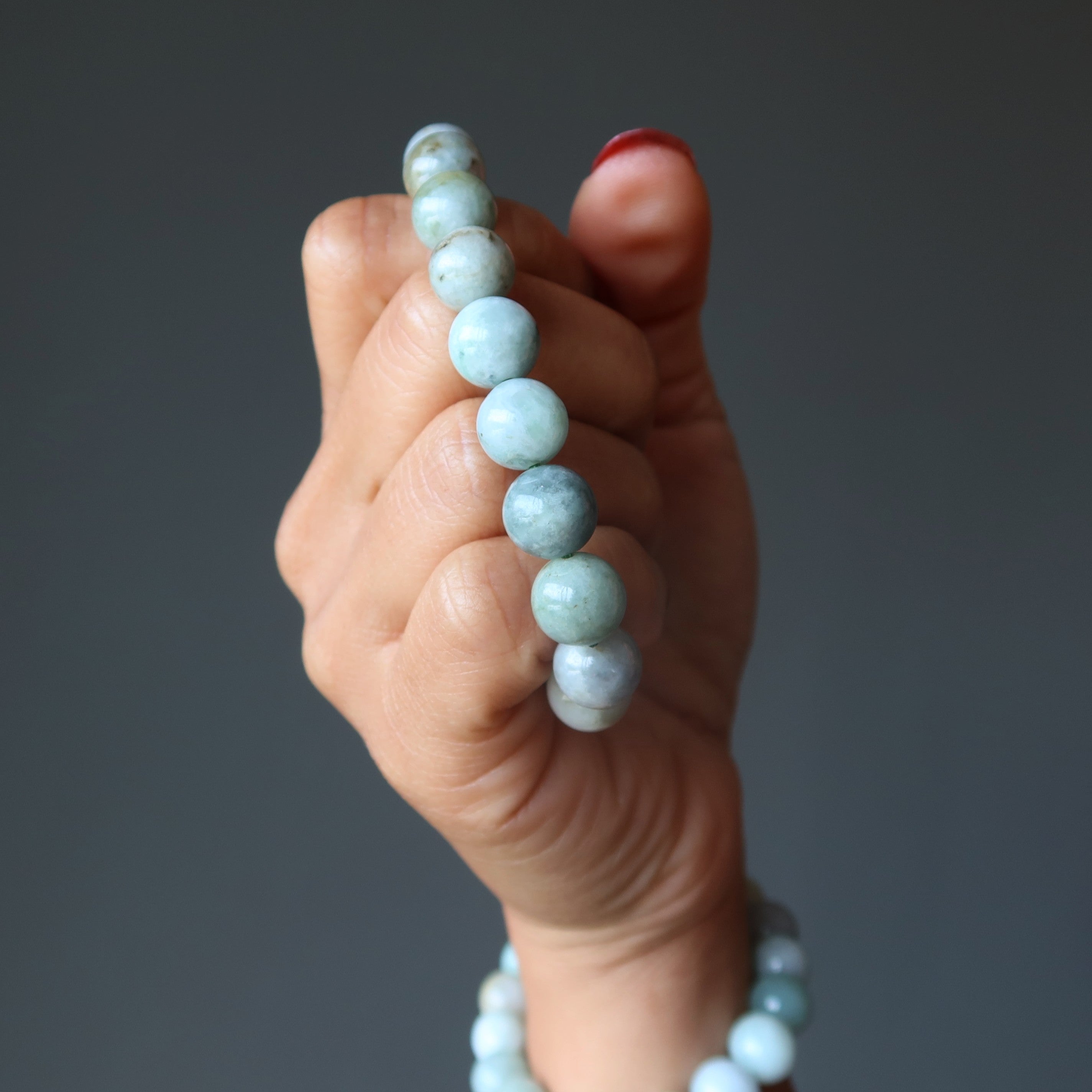 Bracelet de jade vert pierres précieuses prospérité