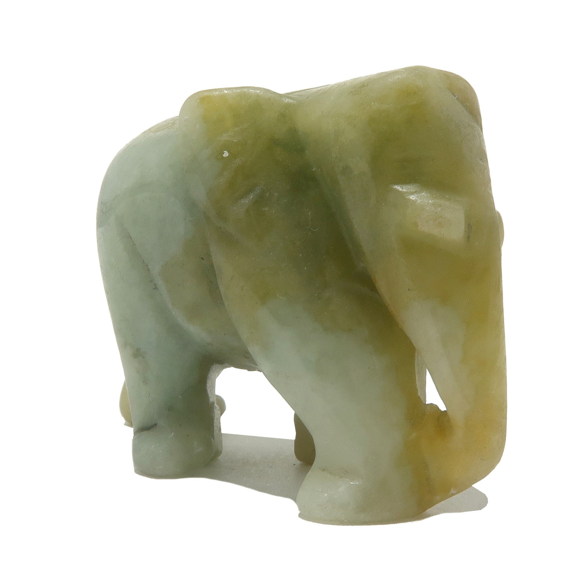 Jade Elephant Green Jadeite Majestic Spirit