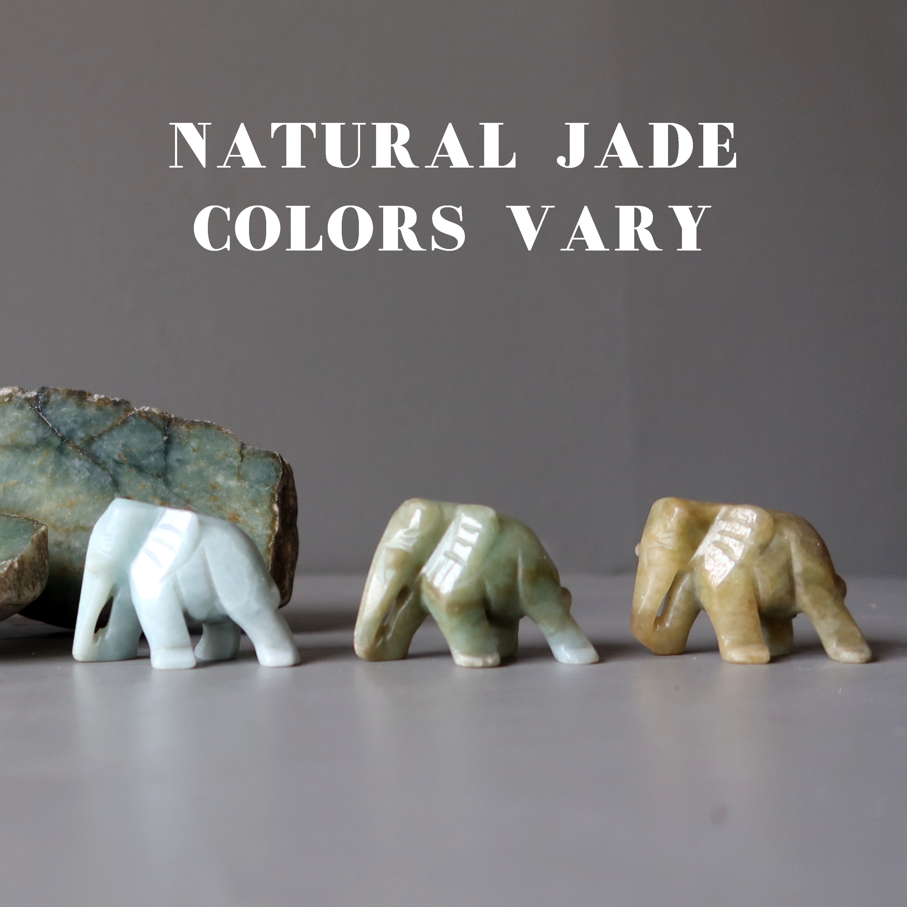 Jade Elephant Green Jadeite Majestic Spirit