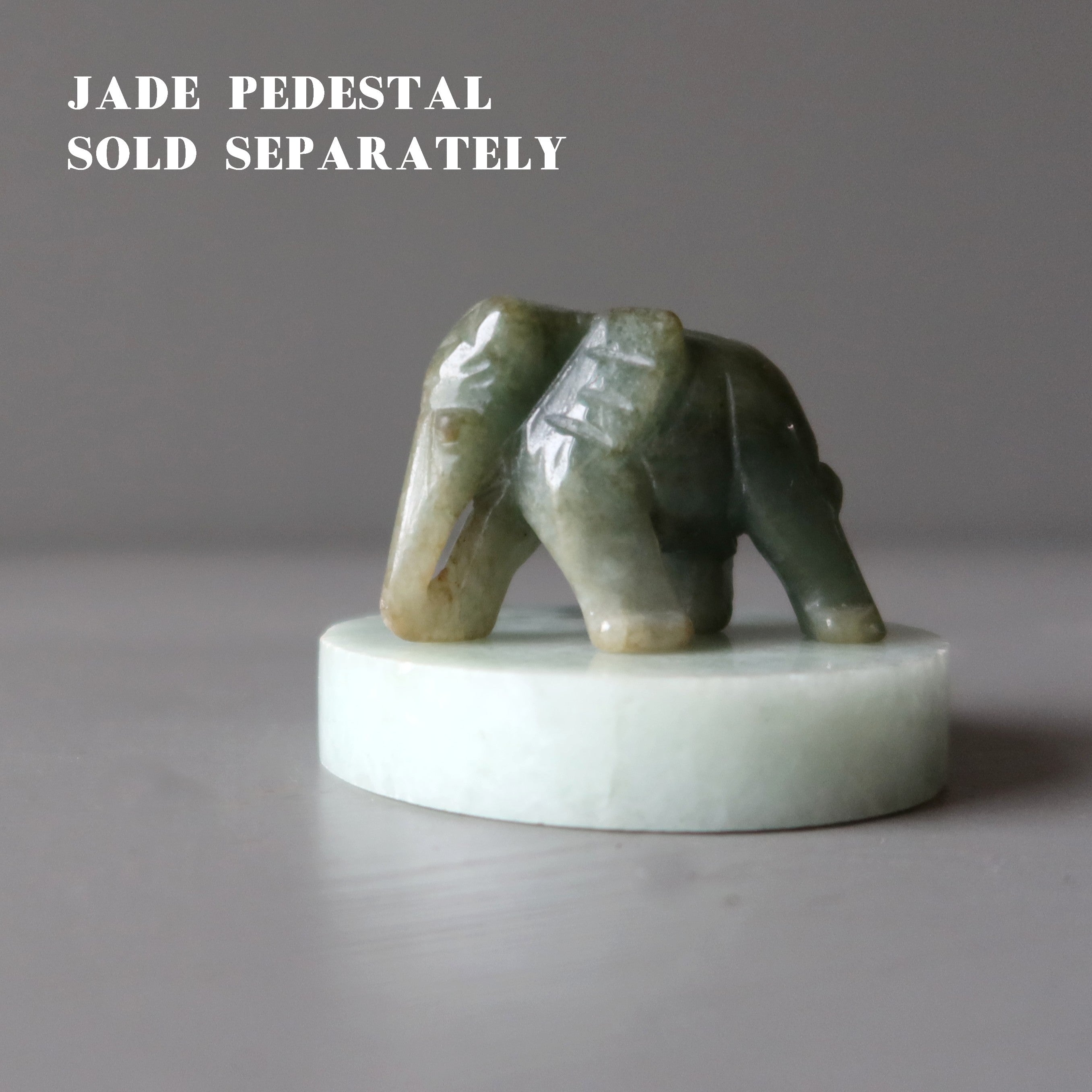 Jade Elephant Green Jadeite Majestic Spirit