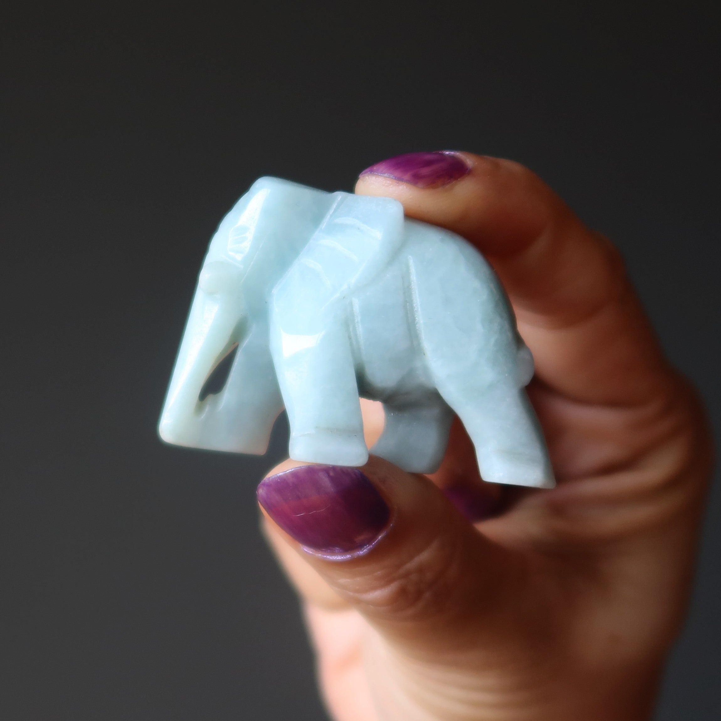 Jade Elephant Green Jadeite Majestic Spirit