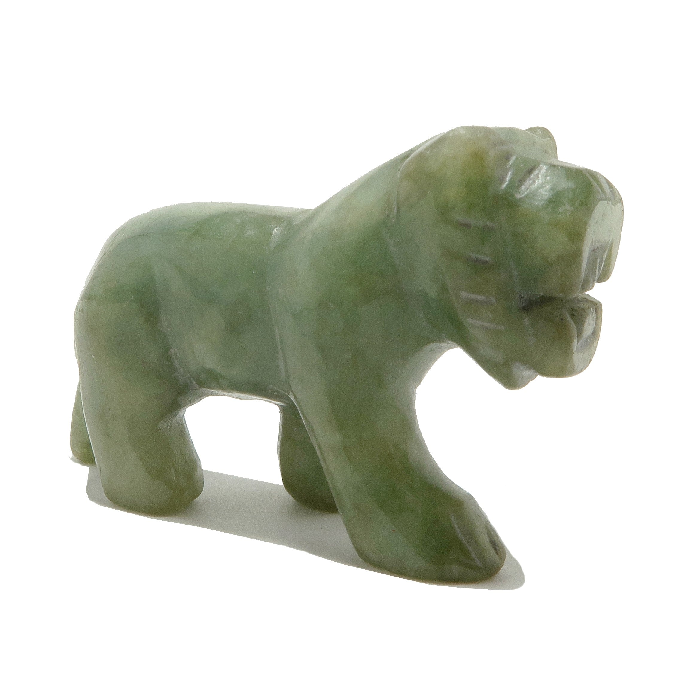 Jade Tiger Tier Grüner Schutz Wohlstand