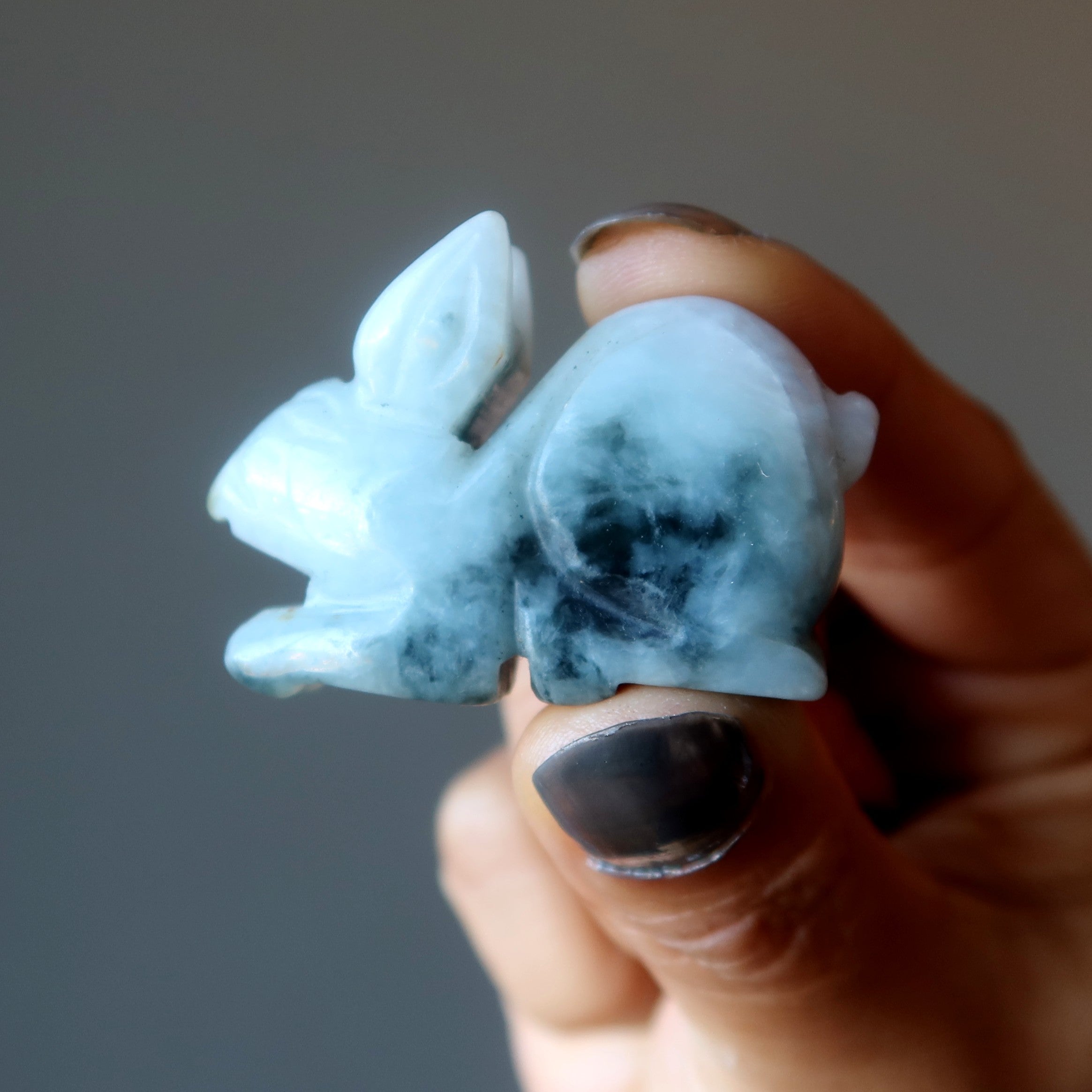 Jade Rabbit Bountiful Burmese Bunny Green Jadeite Gemstone