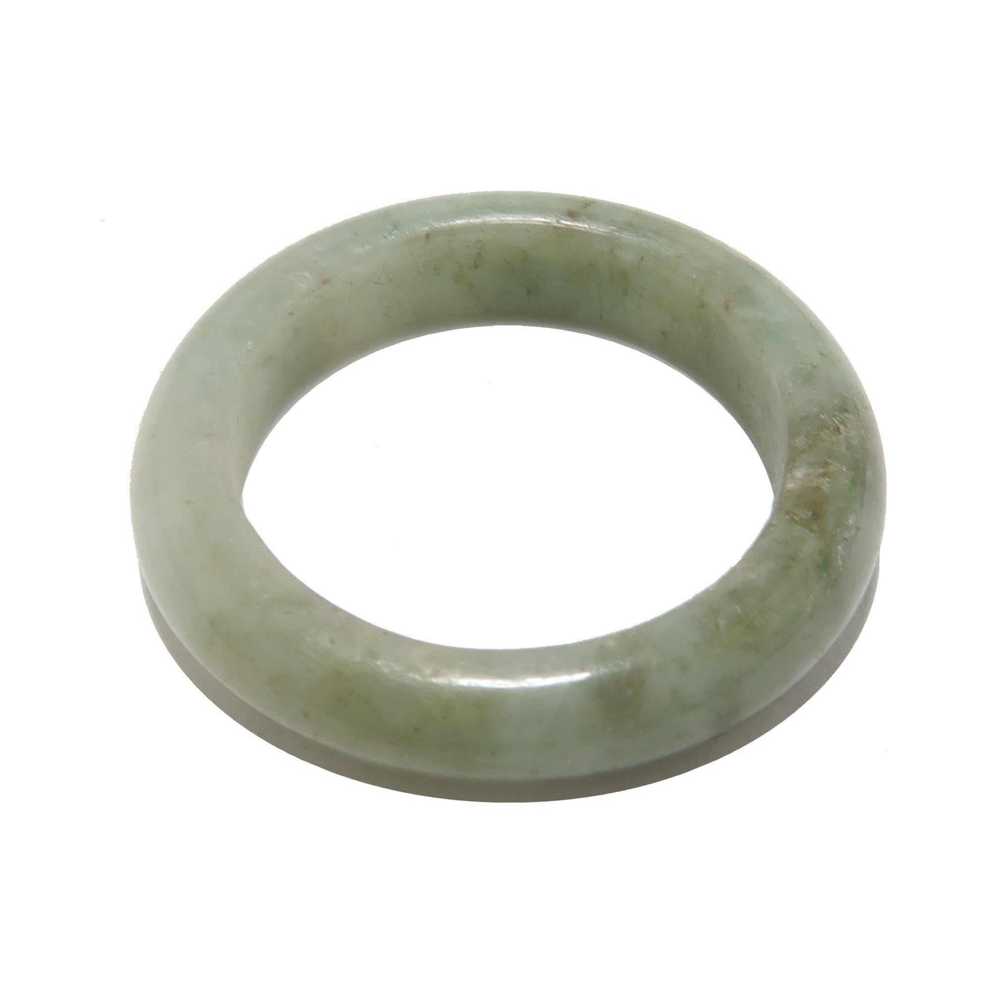 Jadestein Ring Echter Grüner Jadeit Glückskristall