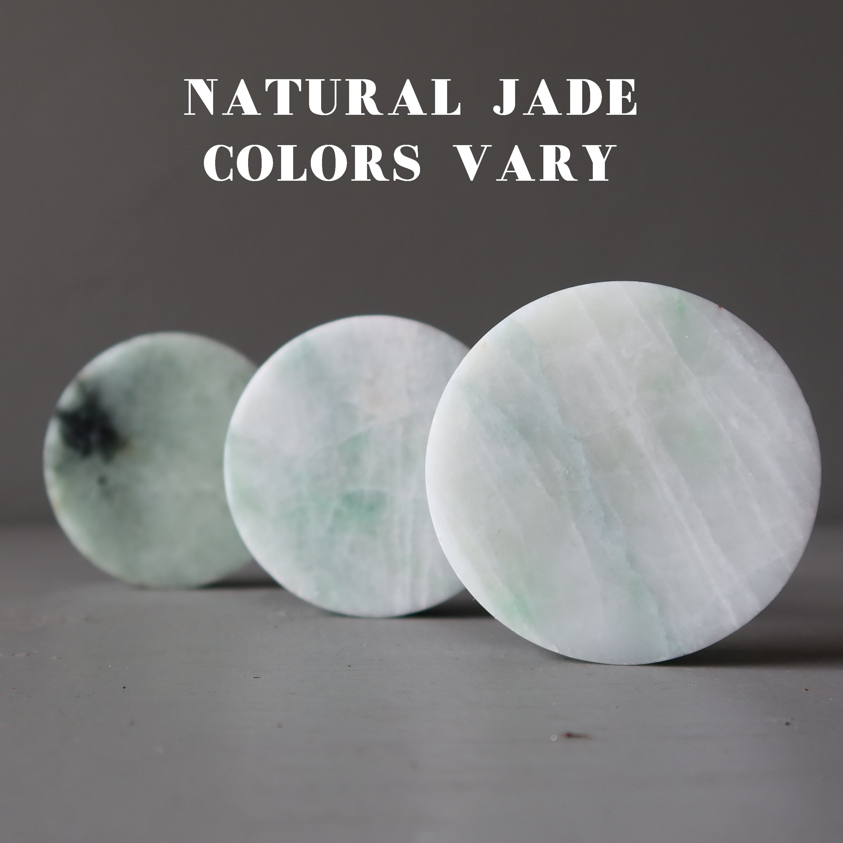 Jade Charger Round Jadeite Abundance Energy Infuser