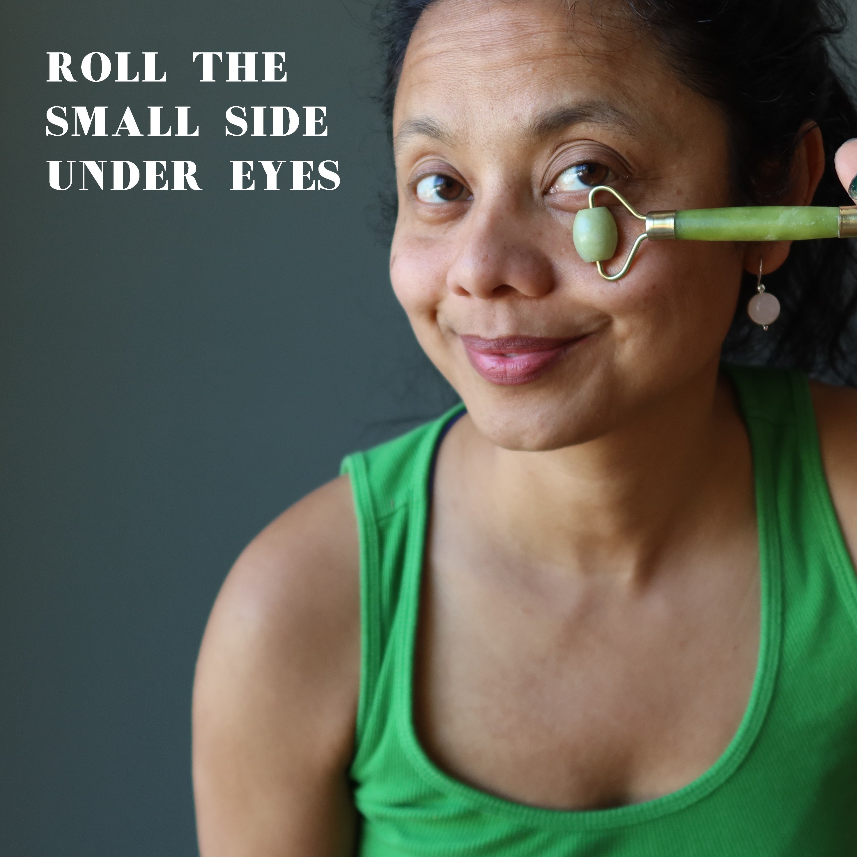 Serpentine Facial Roller Wand New Jade Skincare