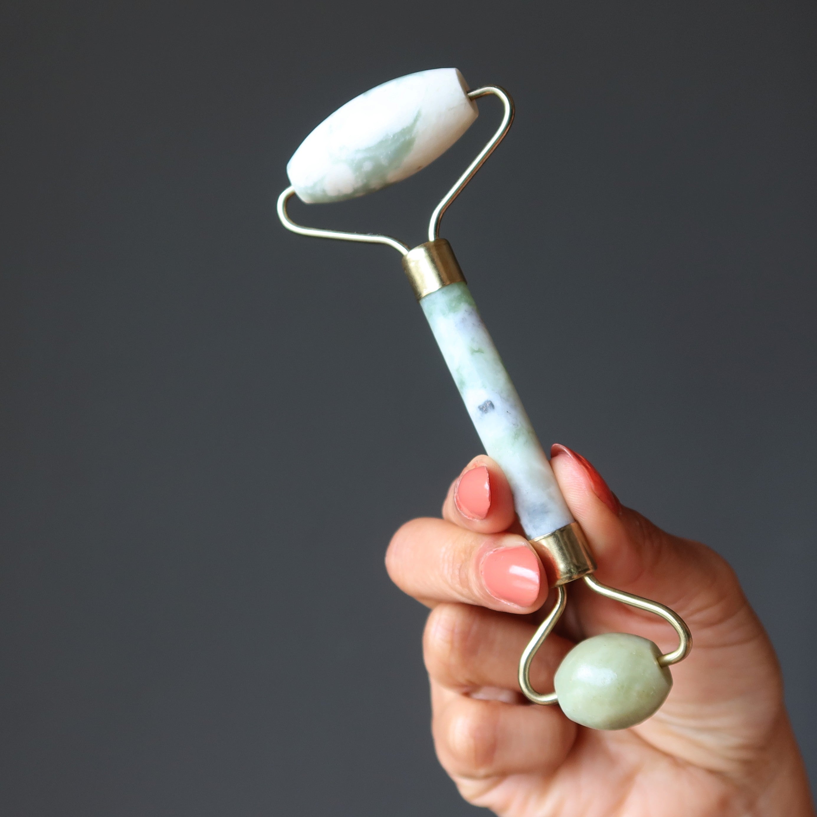 Serpentine Facial Roller Wand New Jade Skincare