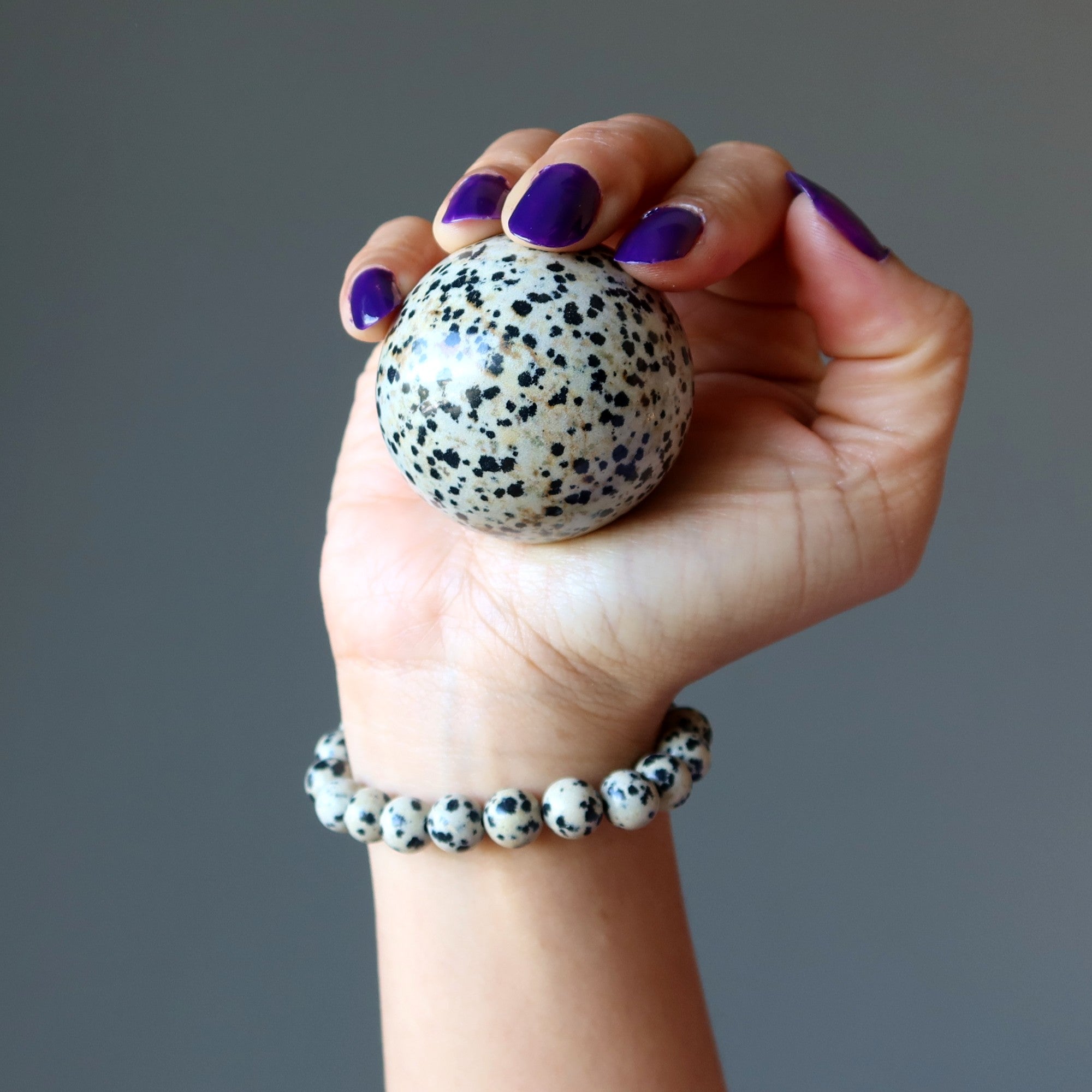 Dalmatian Jasper Sphere The Good Spot Crystal Ball