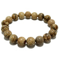 Bracelet en jaspe paysage Pierres naturelles lisses