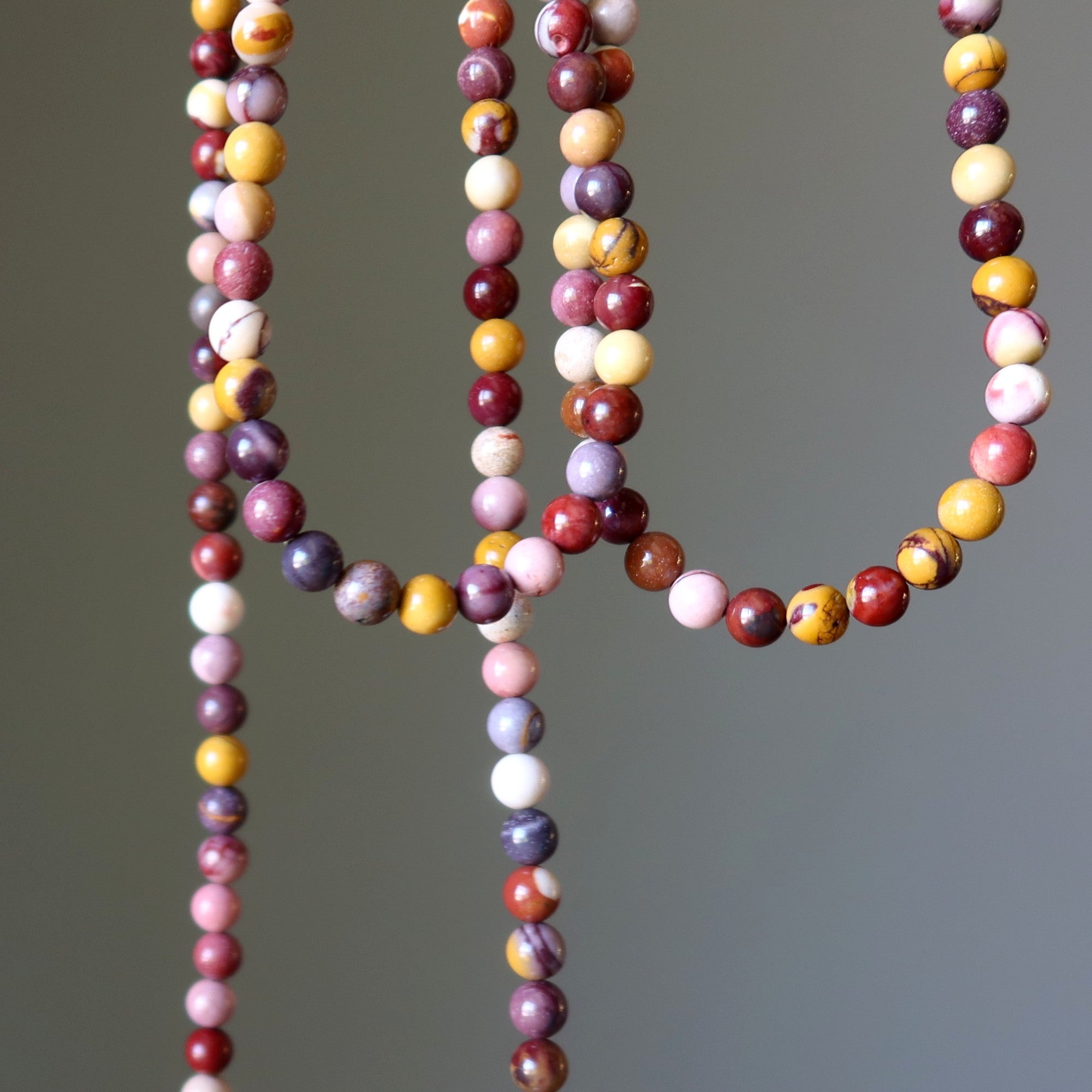 Mookaite Jasper Necklace Colorful Crystal Carnival