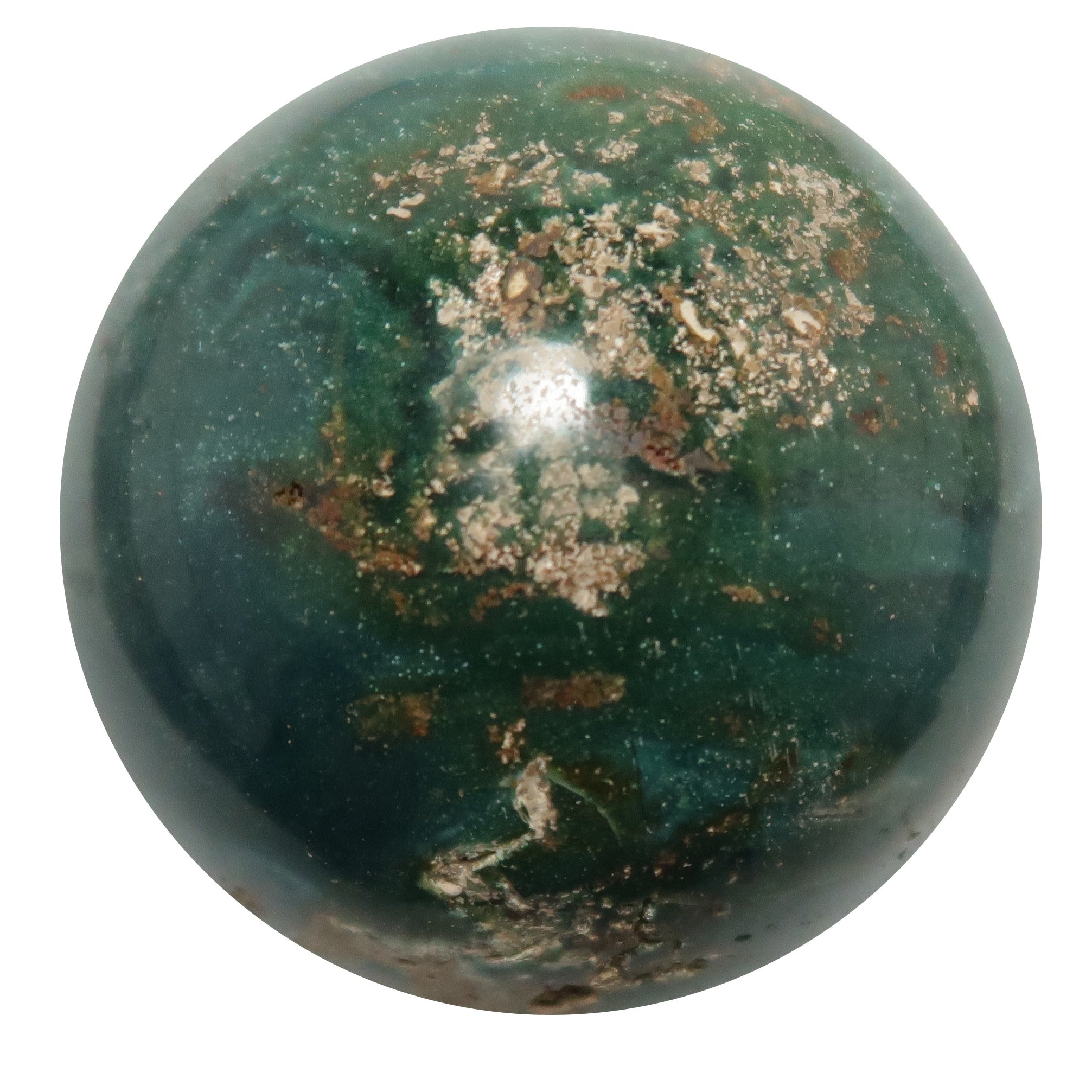 Ocean Jasper Sphere Green Sea Turtle Crystal Ball