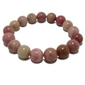 Bracelet en Jaspe Bois Rose, Pierre de l'Amour Durable