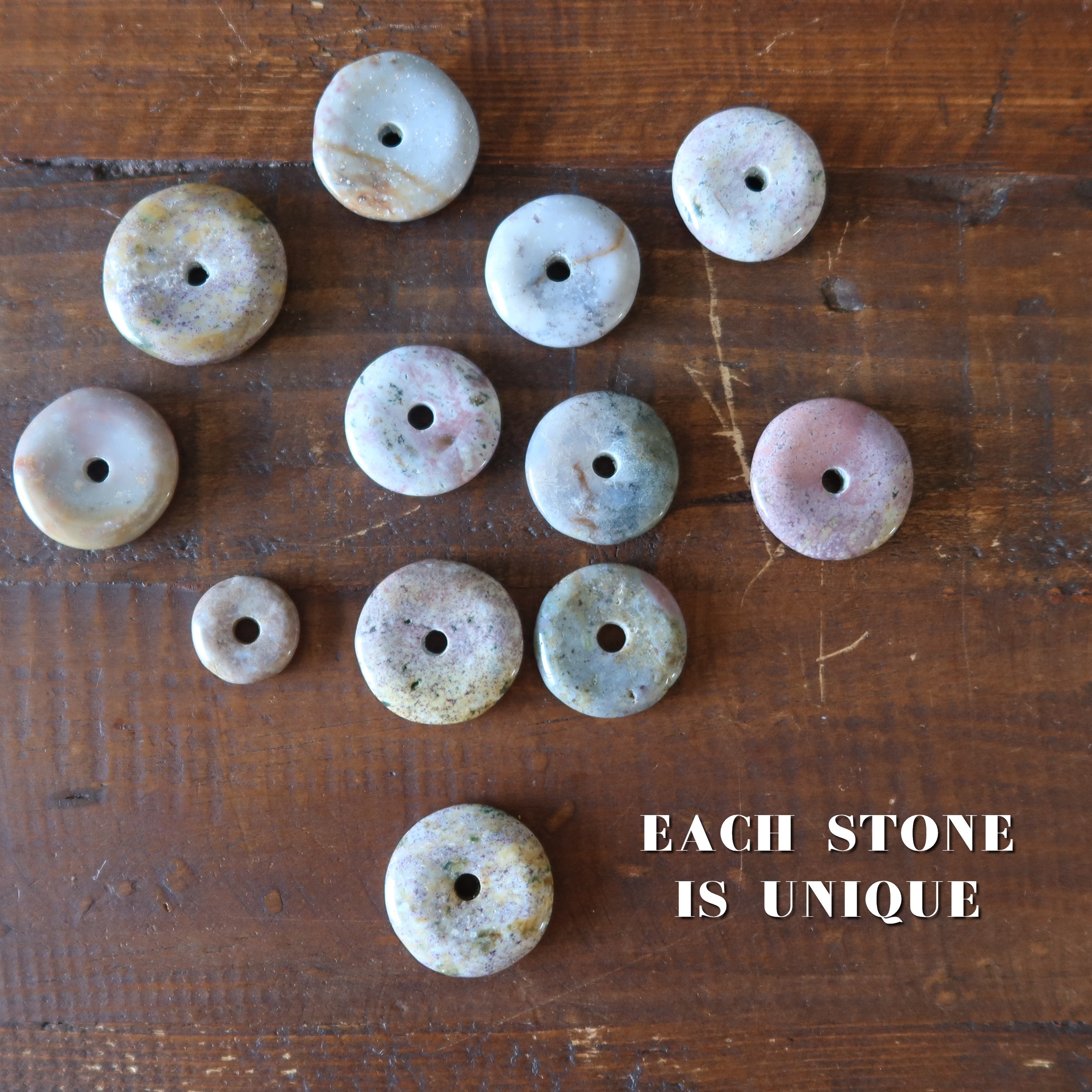Purple Jasper Gemstone Donut Party Crystal