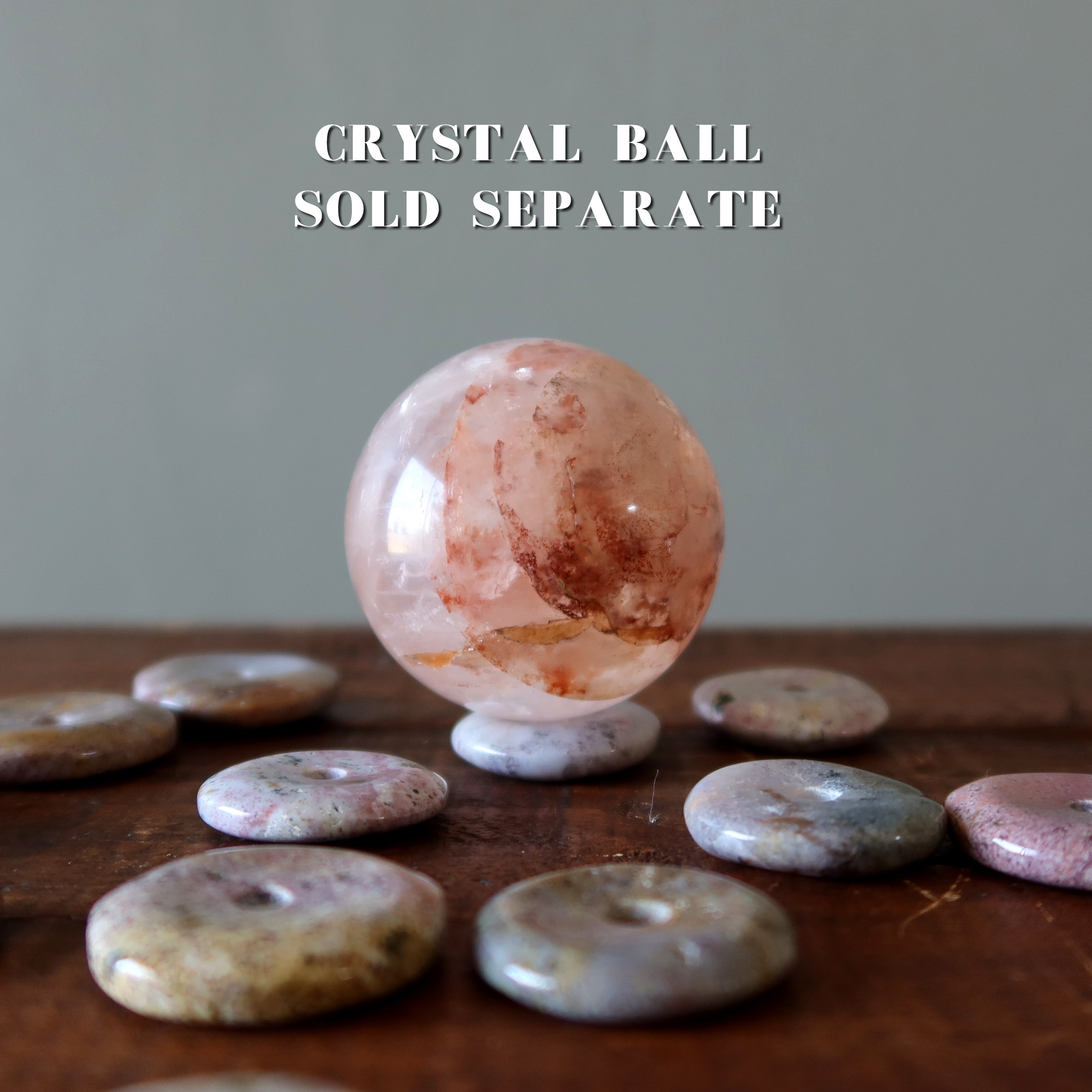 Purple Jasper Gemstone Donut Party Crystal