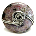 Purple Jasper Ring Amazing Original Silver Wire Size 6.0