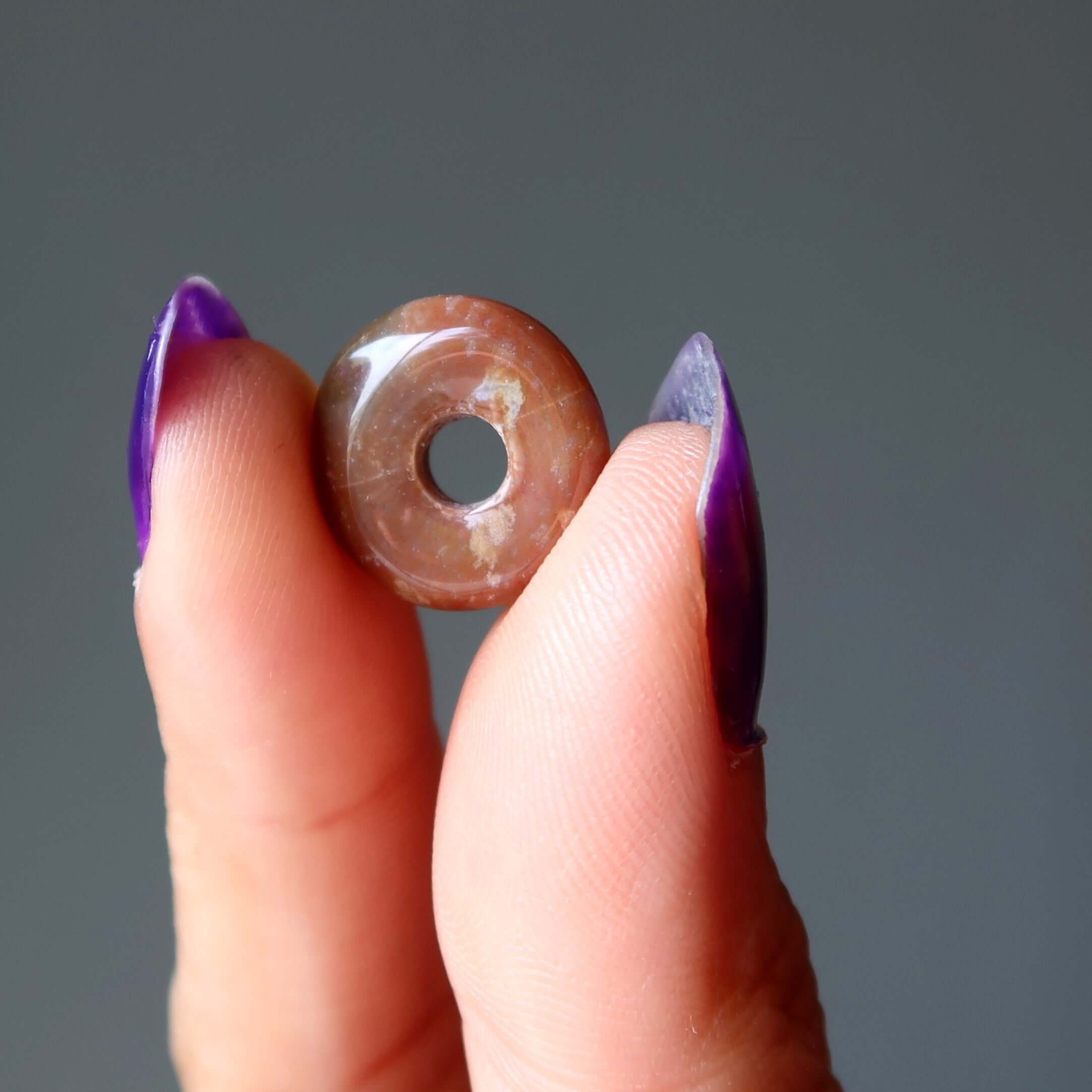 Donut en Jaspe Rouge, Pierre de Motivation