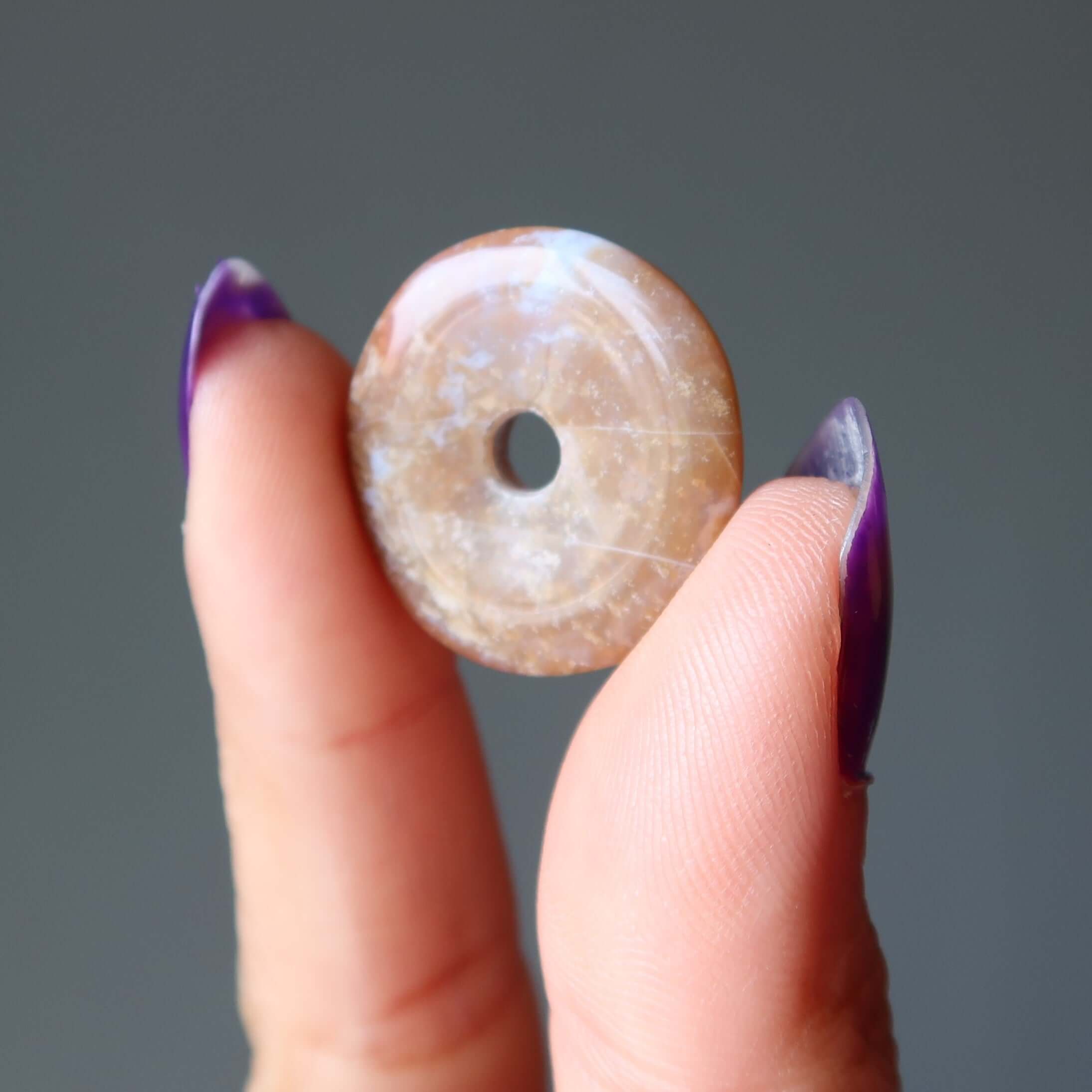 Donut en Jaspe Rouge, Pierre de Motivation