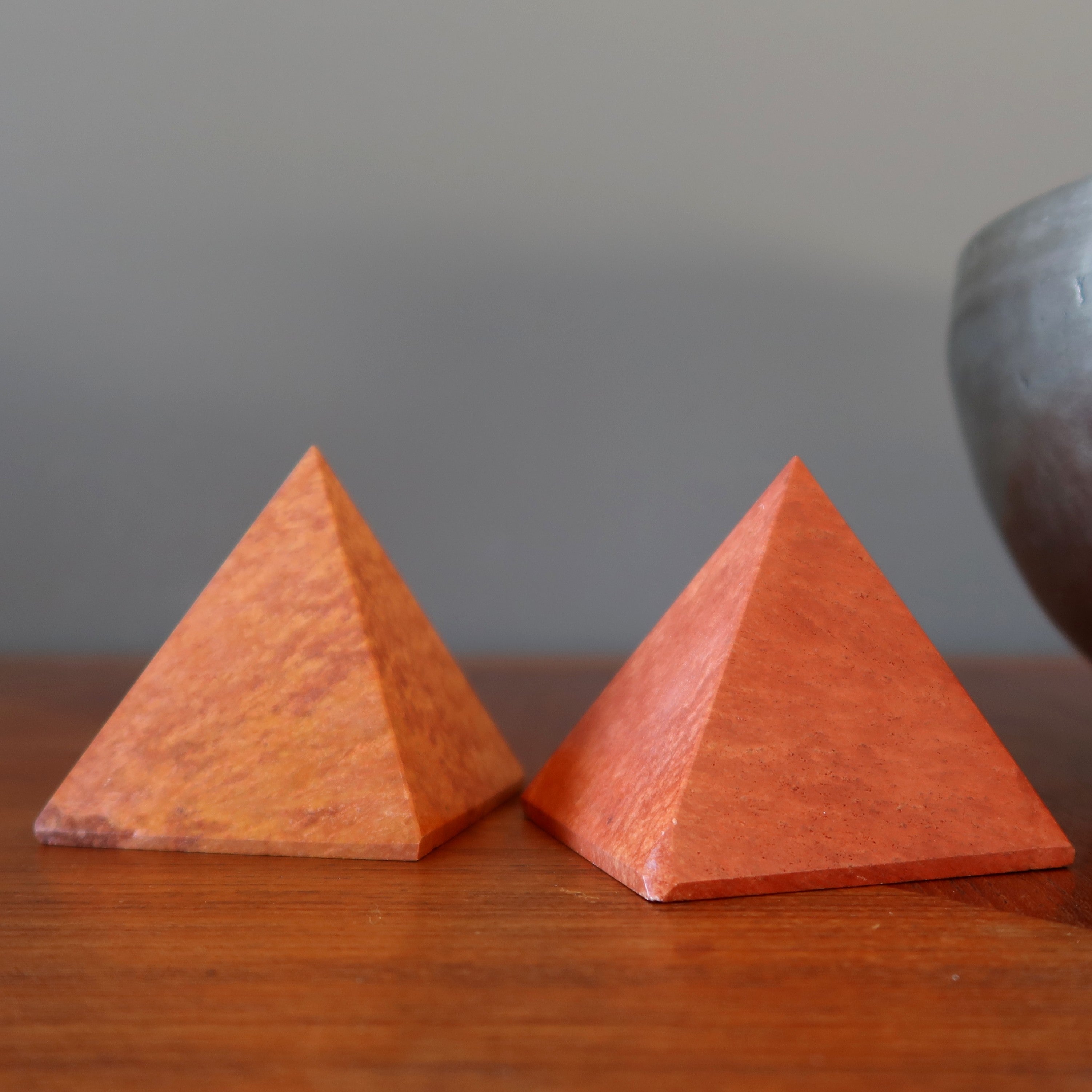 Red Jasper Pyramid Prometheus Fire God Crystal