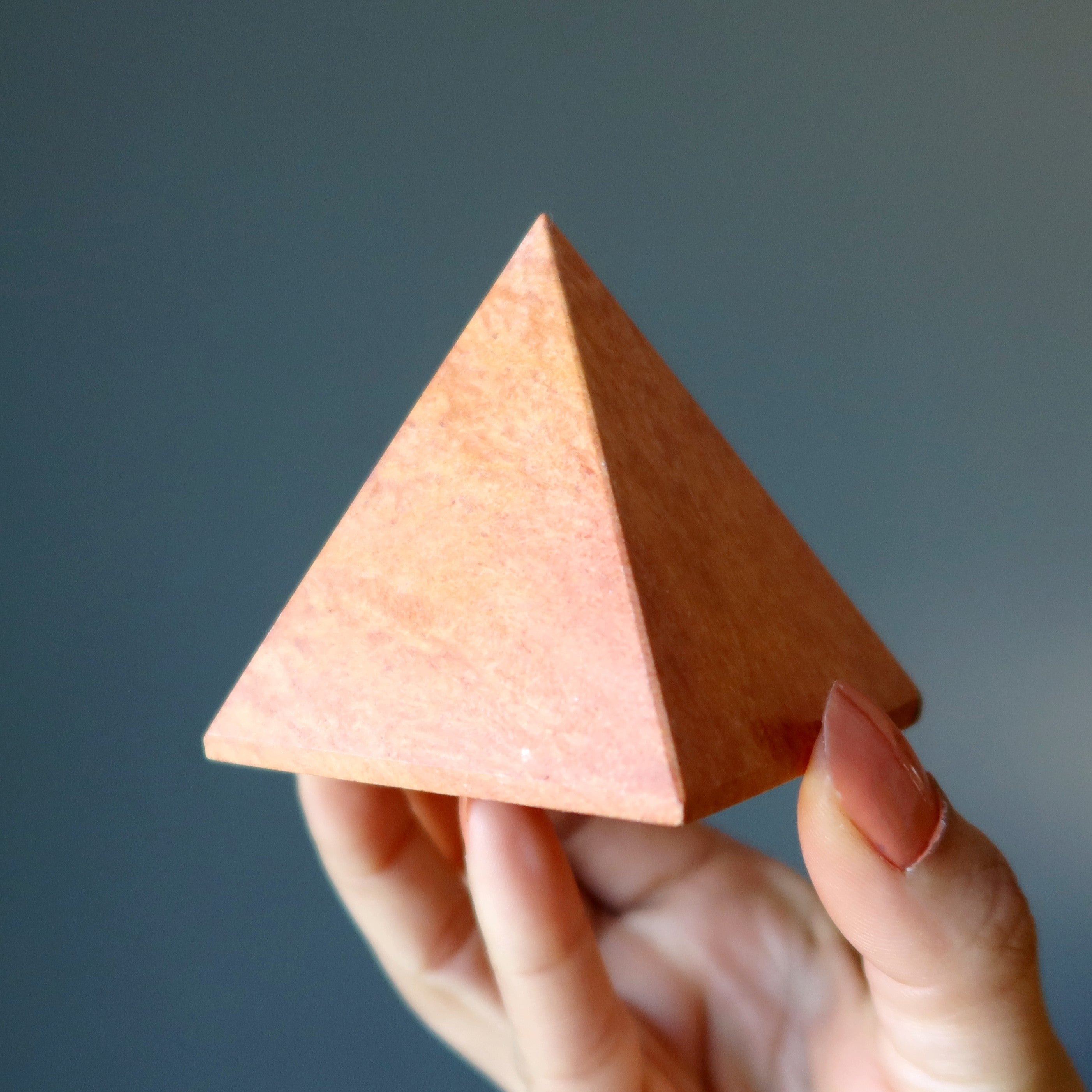 Red Jasper Pyramid Prometheus Fire God Crystal