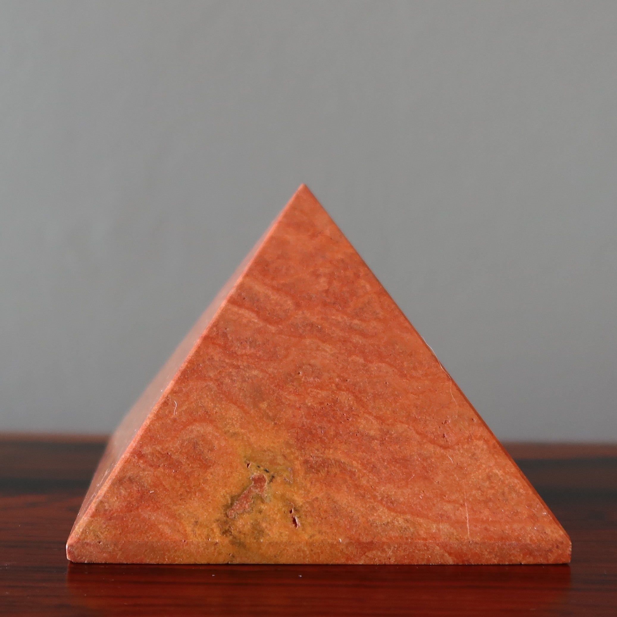 Red Jasper Pyramid Prometheus Fire God Crystal