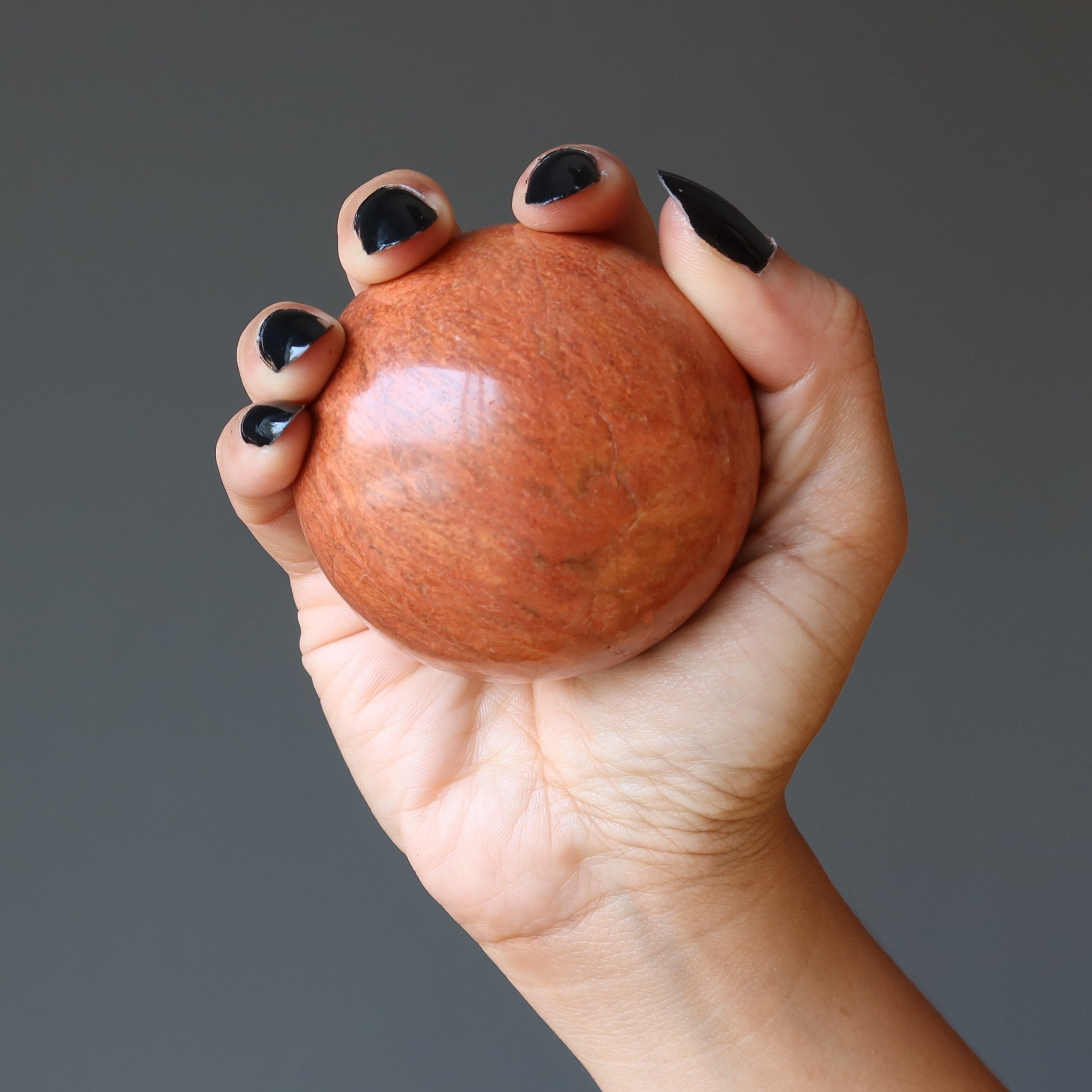 Red Jasper Sphere Fury of Mars Fire Crystal Ball