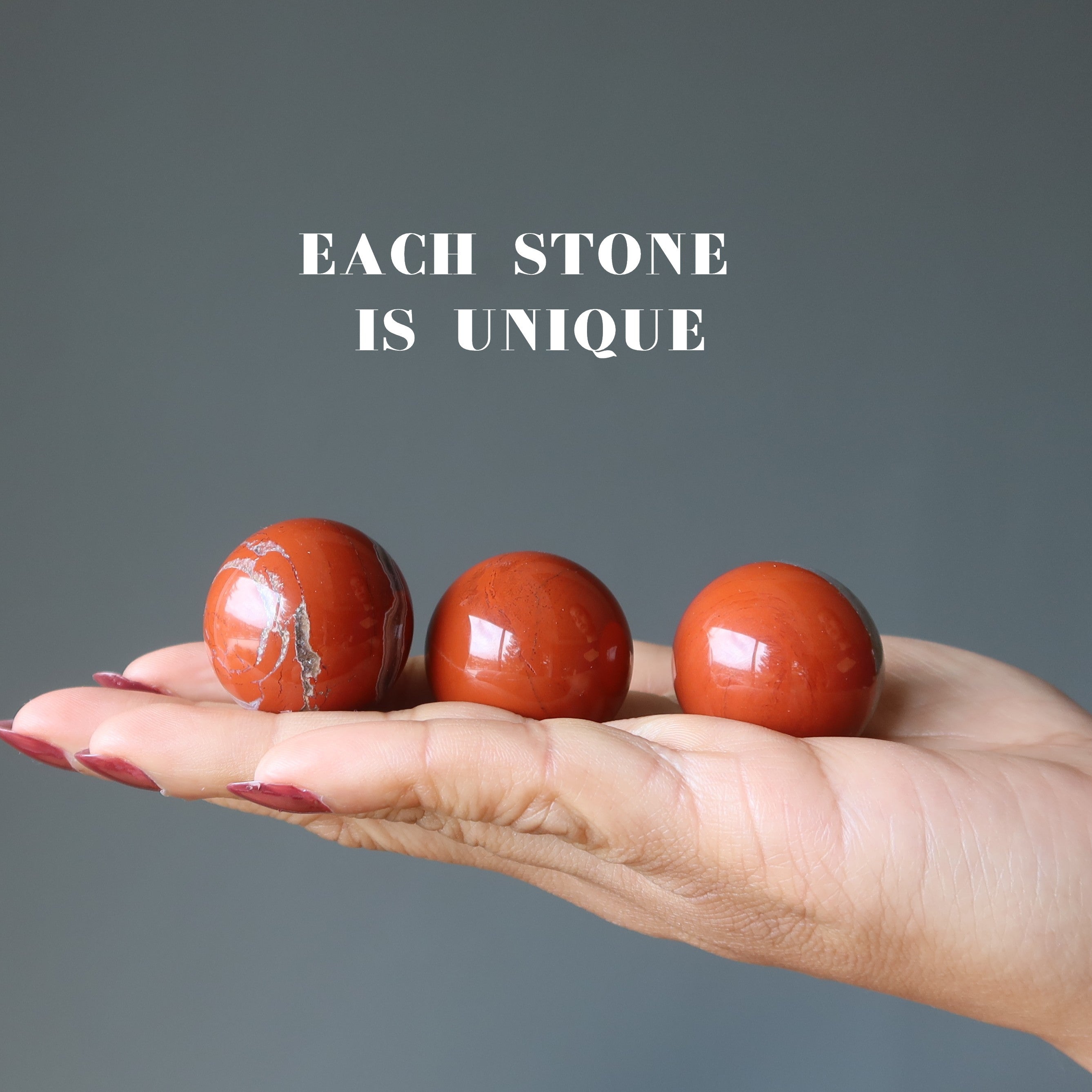 Red Jasper Sphere Fire and Desire Crystal Ball