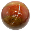 Red Jasper Sphere Get Grounded Yellow Crystal Ball