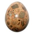 Œuf de léopardite marron Safari Jasper, cristal de la sagesse de la Terre sauvage