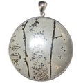 Pendentif Jaspe Dendritique La nature est parfaite Pierre d'image ronde